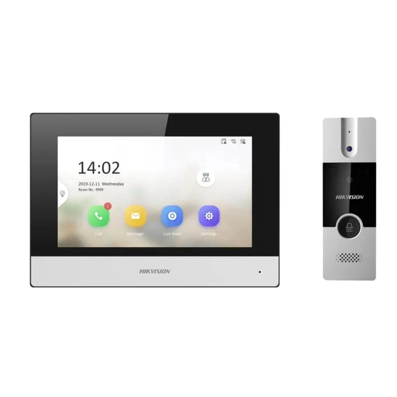 KIT HIKVISION VIDEO PORTERO DS-KIS302-P 7' - 1