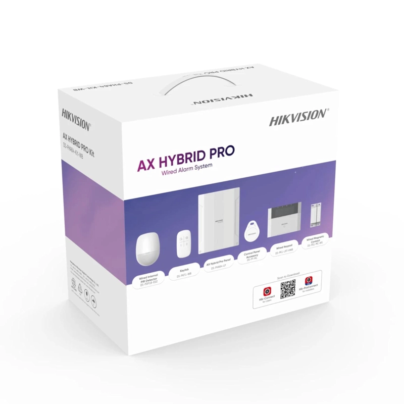 KIT DE ALARMA HIKVISION DS-PHA64-KIT-WB AXPRO HIBRIDO 64 ZONAS - 2