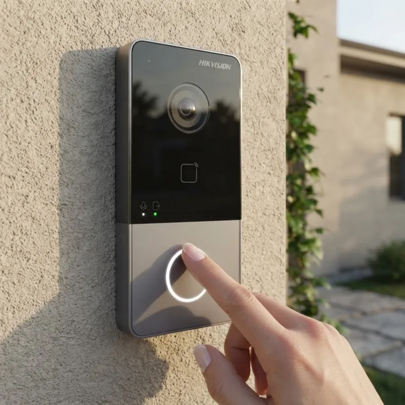 VIDEO PORTERO HIKVISION IP 2MP WIFI IP65 VISUALIZACION CEL. POE DS-KV6113-WPE1 - 3