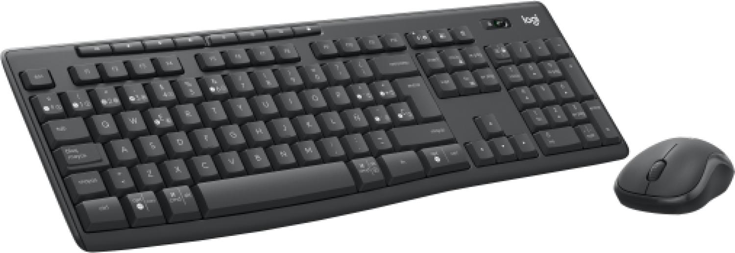 KIT TECLADO Y MOUSE MK370 RF INALAMBRICO QWERTY GRAFITO - 2
