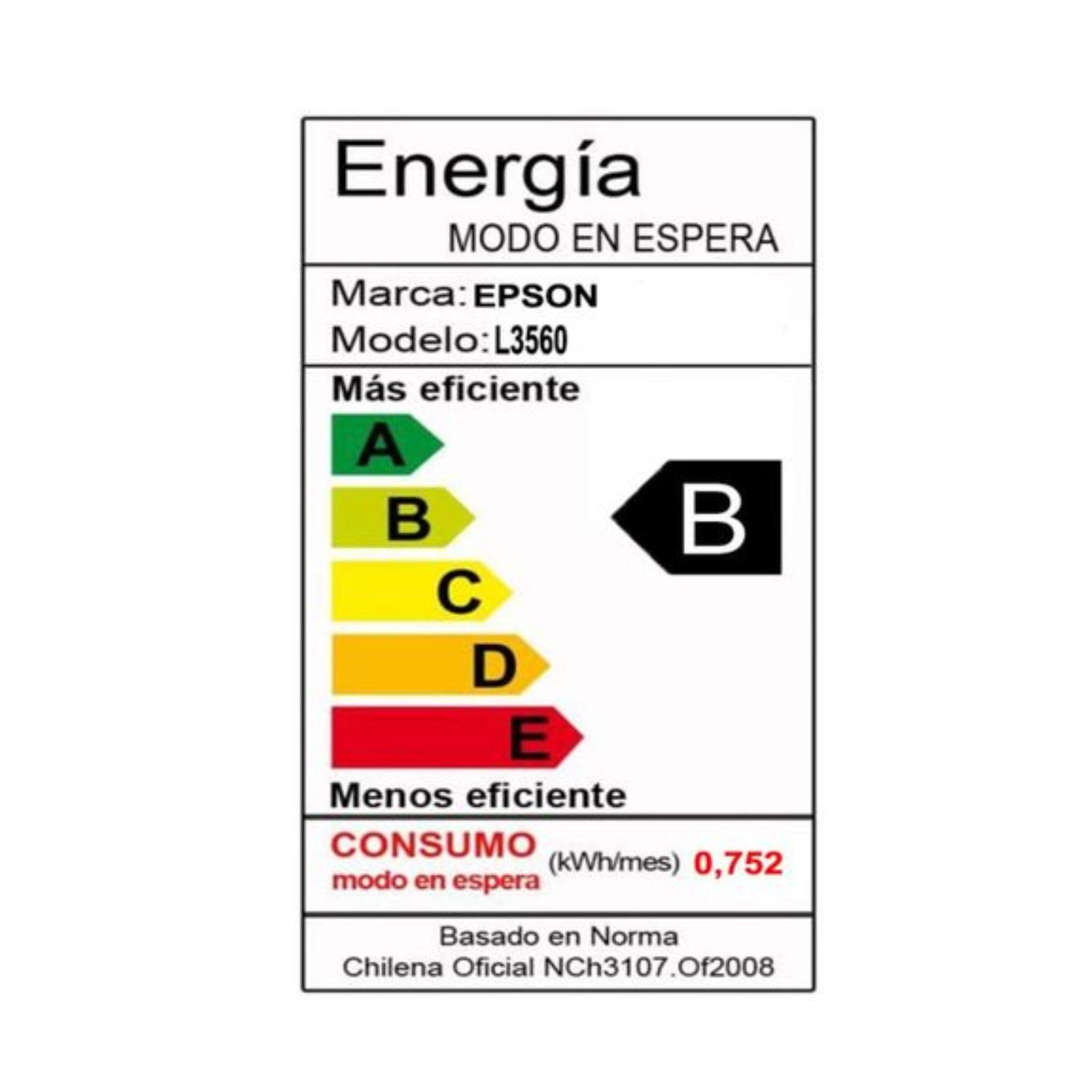 IMPRESORA MULTIFUNCIONAL EPSON ECOTANK L3560 WI-FI 3 EN 1 - 8