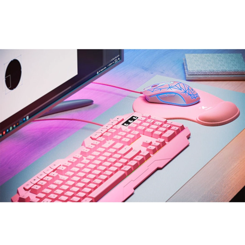 MOUSE PAD XTECH XTA-530 JUEGOS ROSA - 3