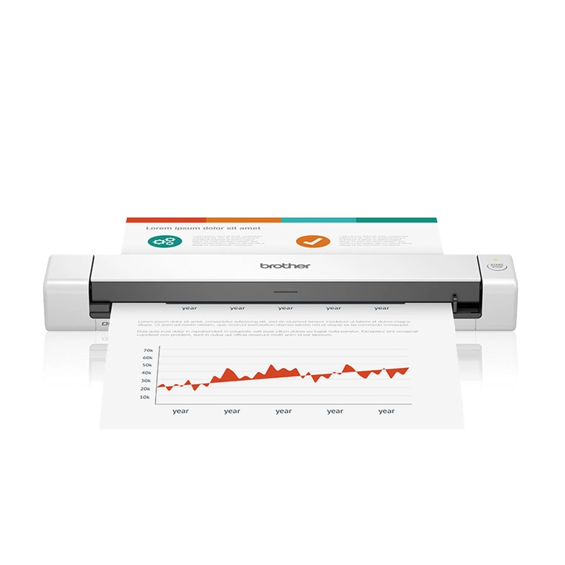 ESCANER PORTATIL BROTHER DS-640 COLOR USB COMPACTO - 1