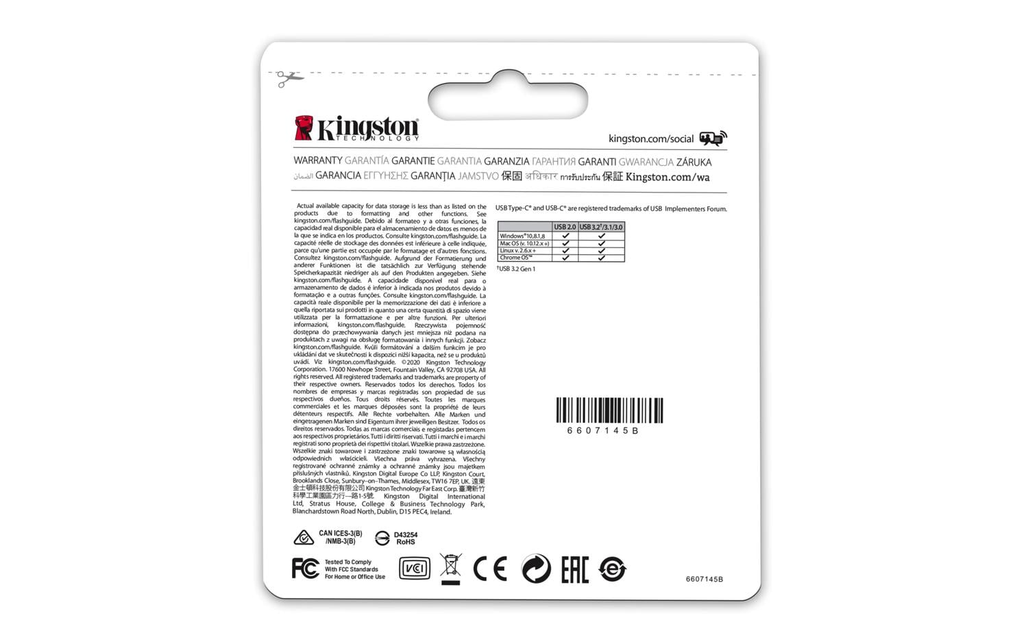 PENDRIVE KINGSTON UNIDAD FLASH USB 128 GB USB TYPE-A USB TYPE-C - 5