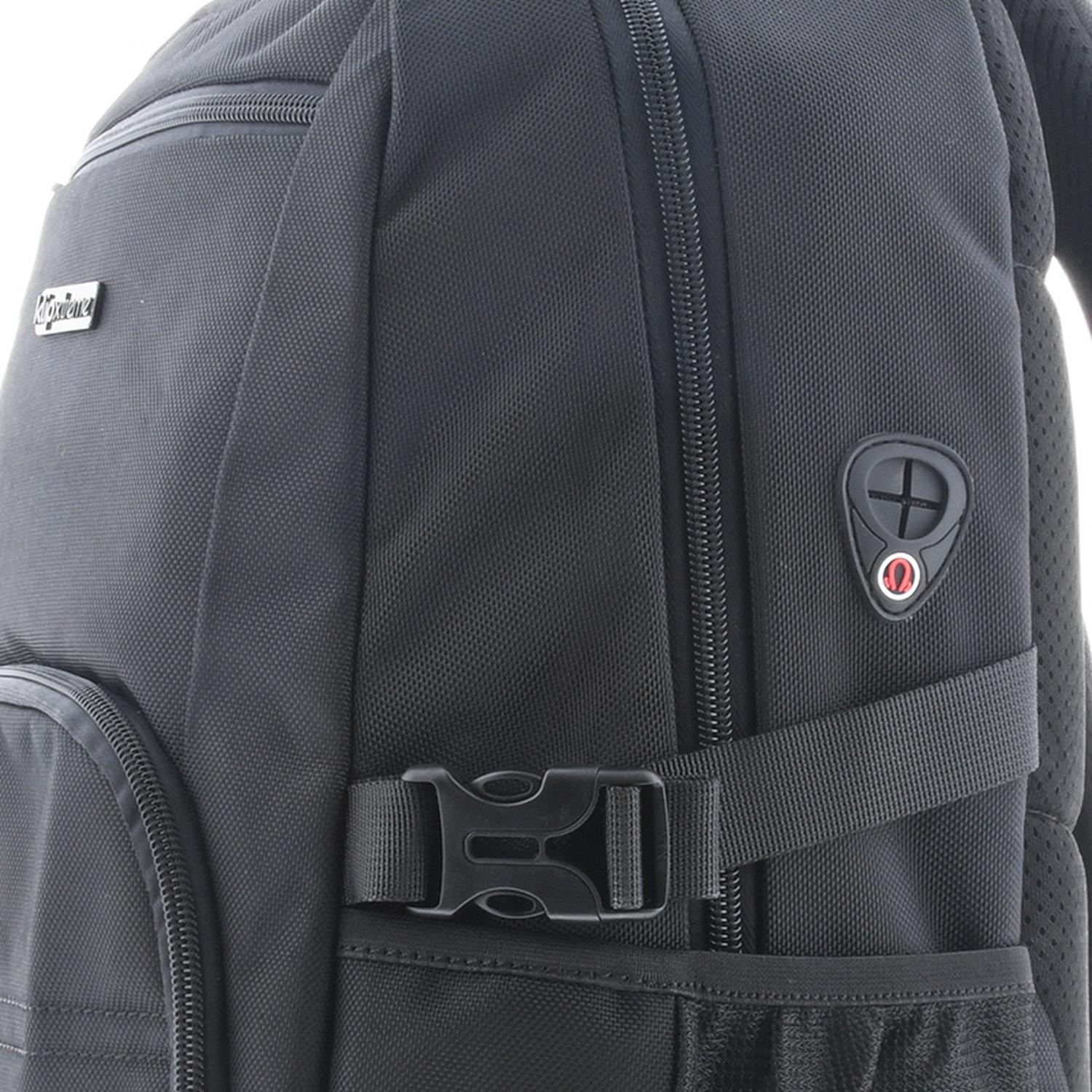MOCHILA KLIP XTREME EMBLEM CASUAL NEGRO HASTA 15.6 CARGA 16KG NEGRO ACETATO POLIÉSTER - 2