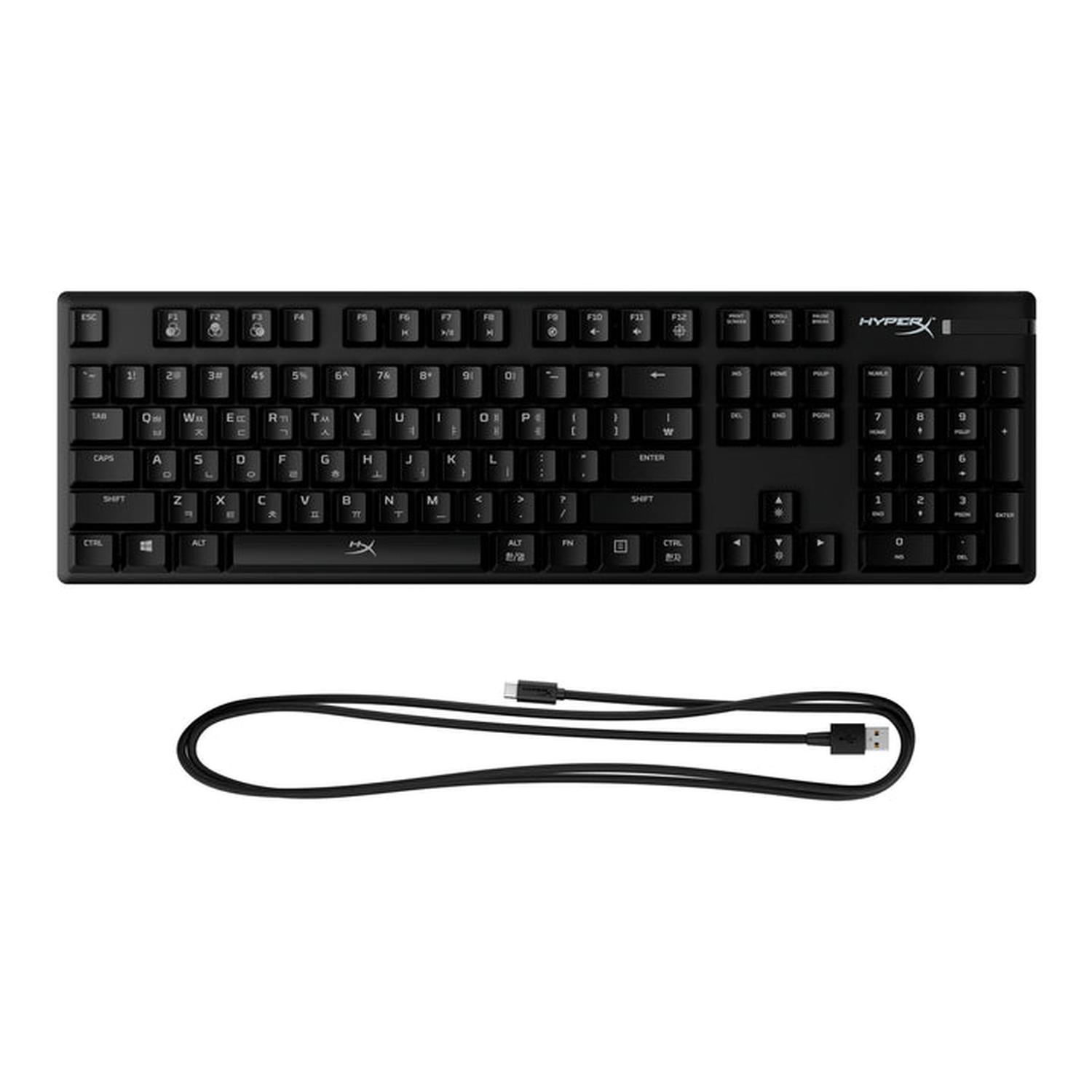 TECLADO HYPERX ALLOY ORIGINS USB QWERTY NEGRO - 6