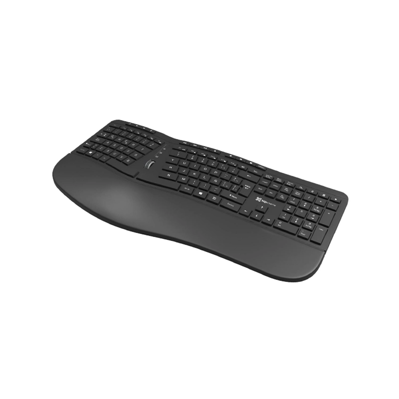 TECLADO INALÁMBRICO KLIP XTREME TRANSCEND RF QWERTY ESPAÑOL NEGRO - 1