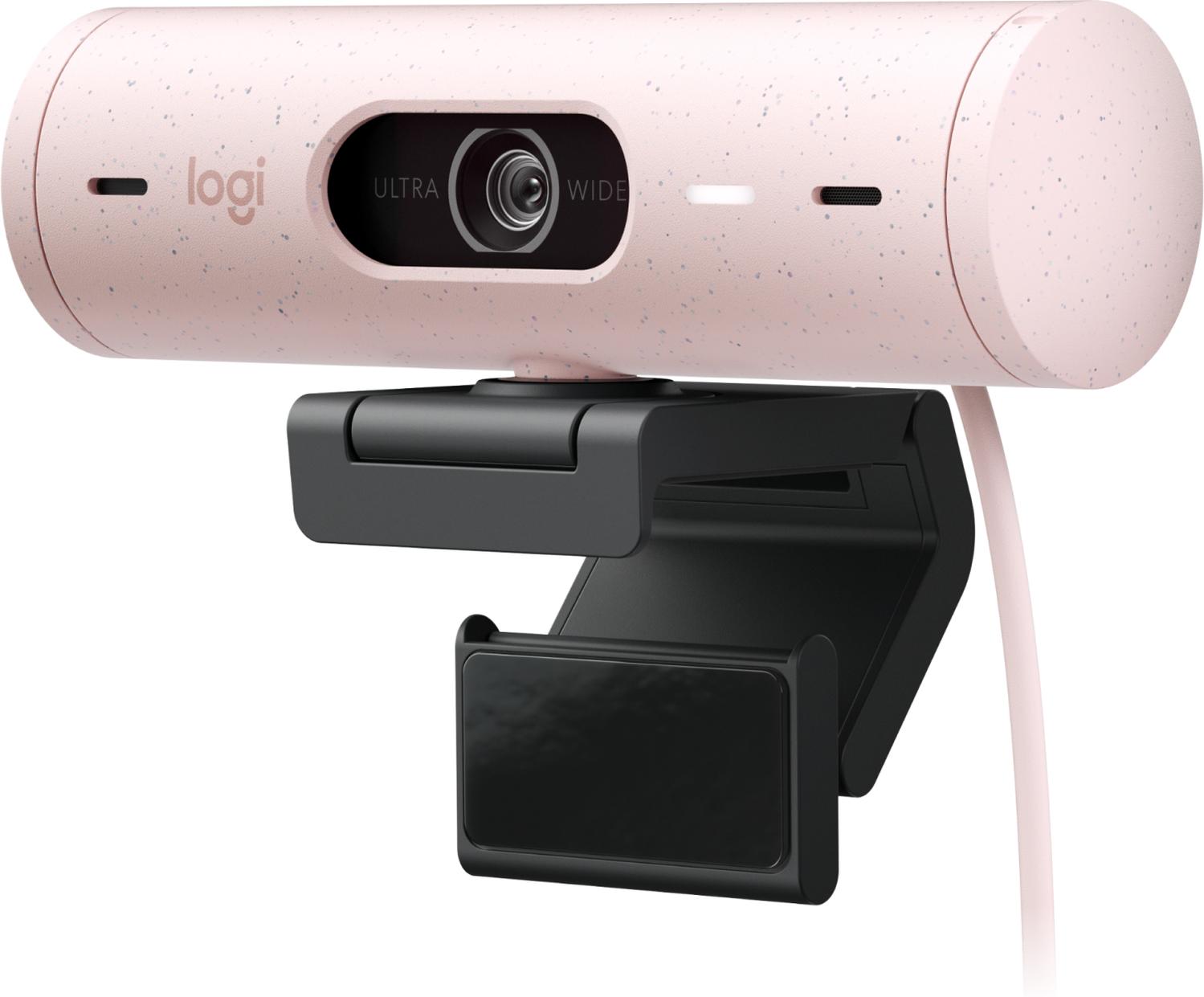 CÁMARA WEB LOGITECH BRIO 500 4 MP 1920 X 1080 PIXELES USB C ROSA - 1