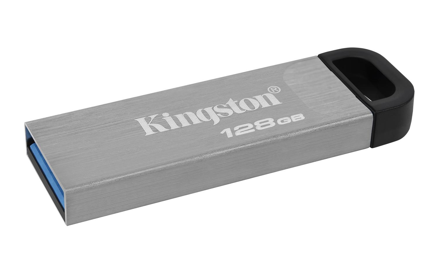 PENDRIVE KINGSTON UNIDAD FLASH USB 128 GB USB TIPO A 3.2 PLATEADO - 3