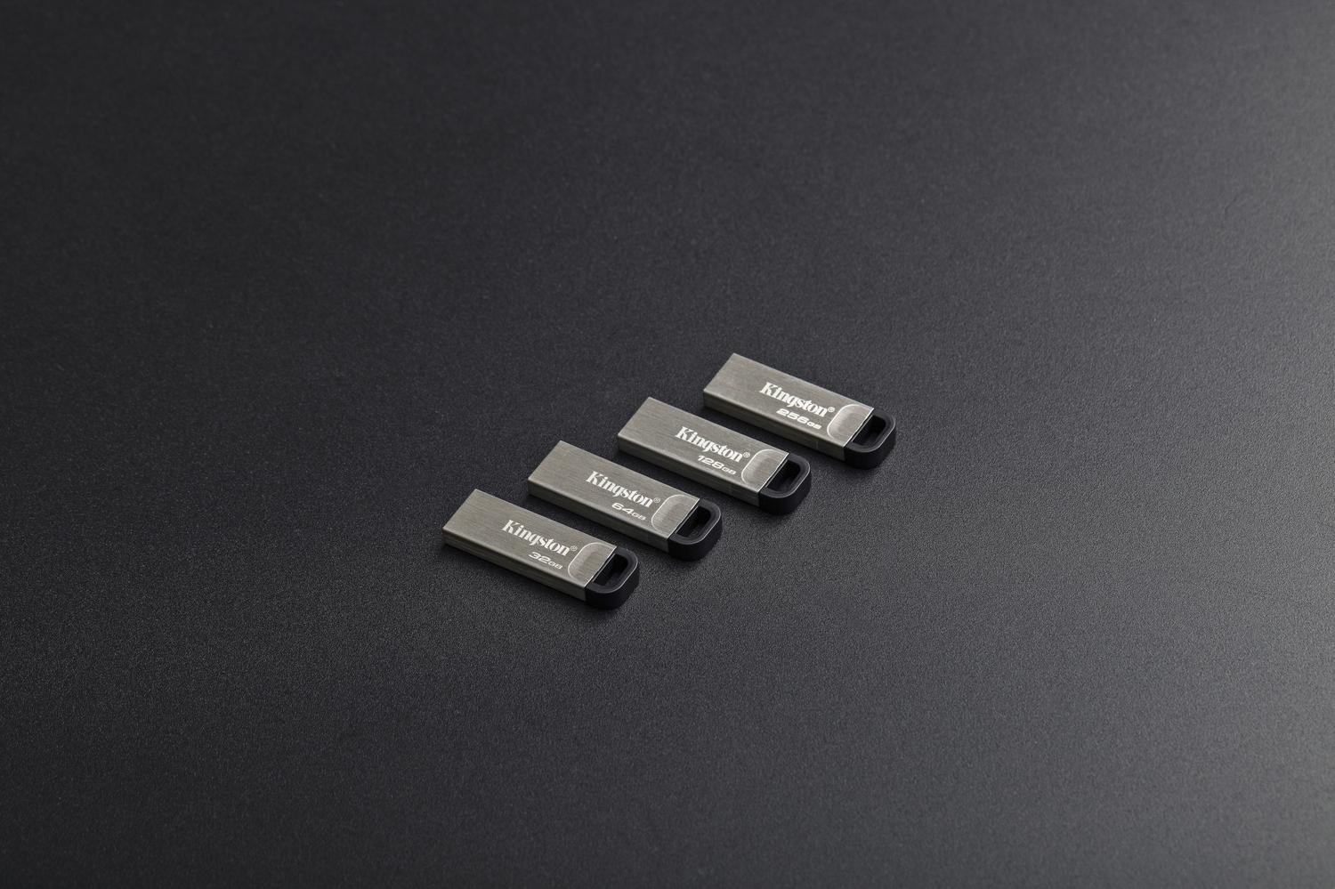 PENDRIVE KINGSTON UNIDAD FLASH USB 128 GB USB TIPO A 3.2 PLATEADO - 6