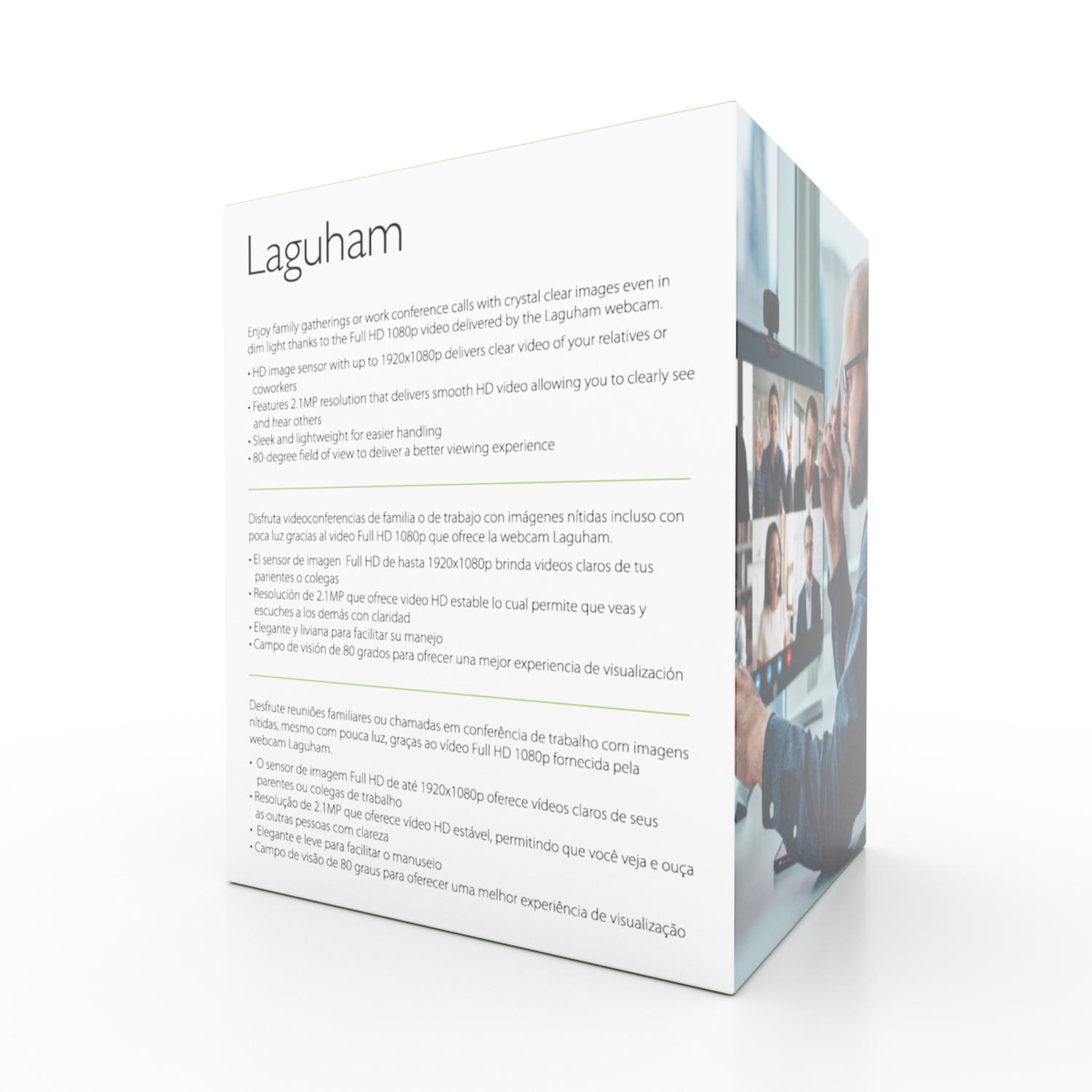 CÁMARA WEB KLIP XTREME LAGUHAM 2,1 MP 1920 X 1080 PIXELES USB 2.0 NEGRO - 7
