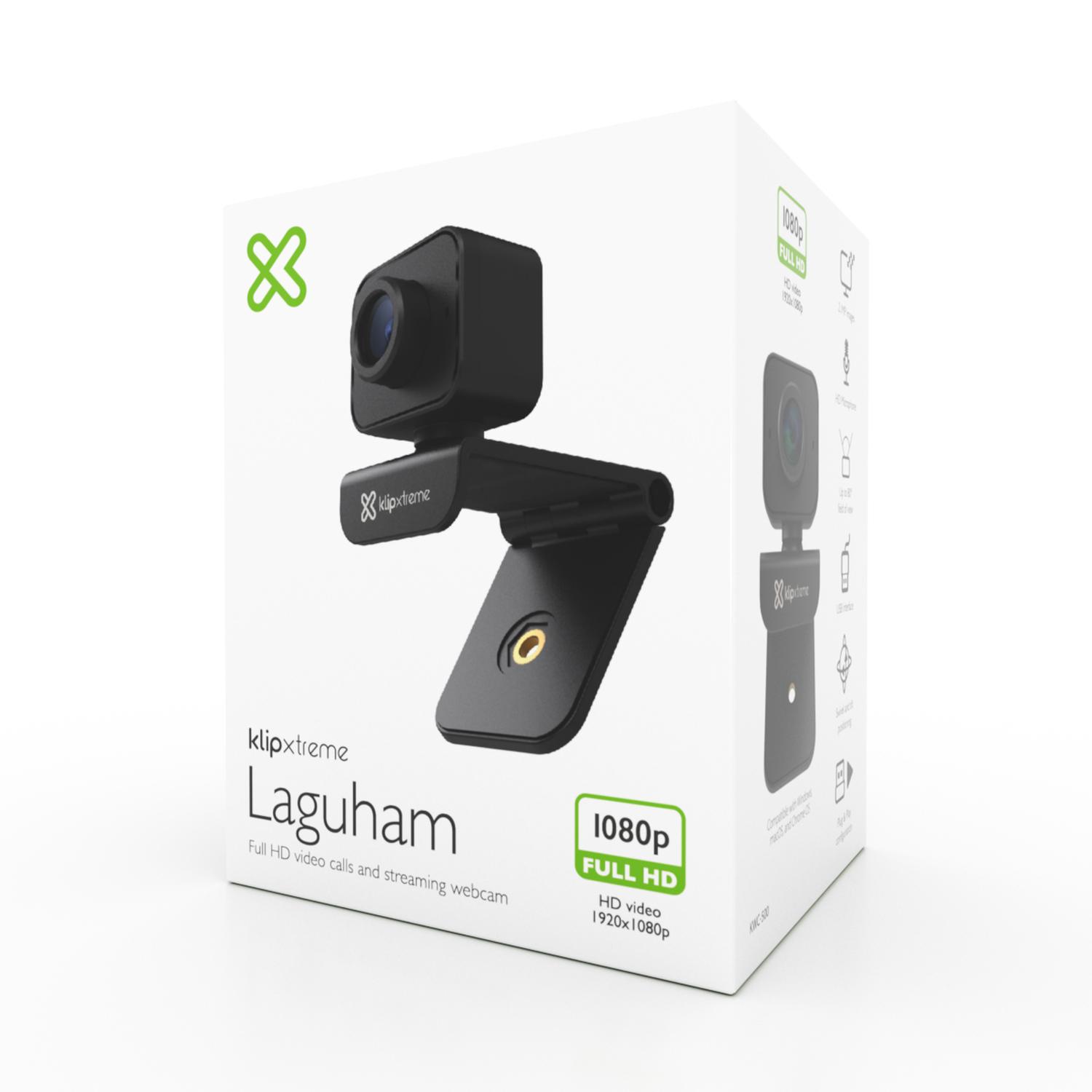 CÁMARA WEB KLIP XTREME LAGUHAM 2,1 MP 1920 X 1080 PIXELES USB 2.0 NEGRO - 8