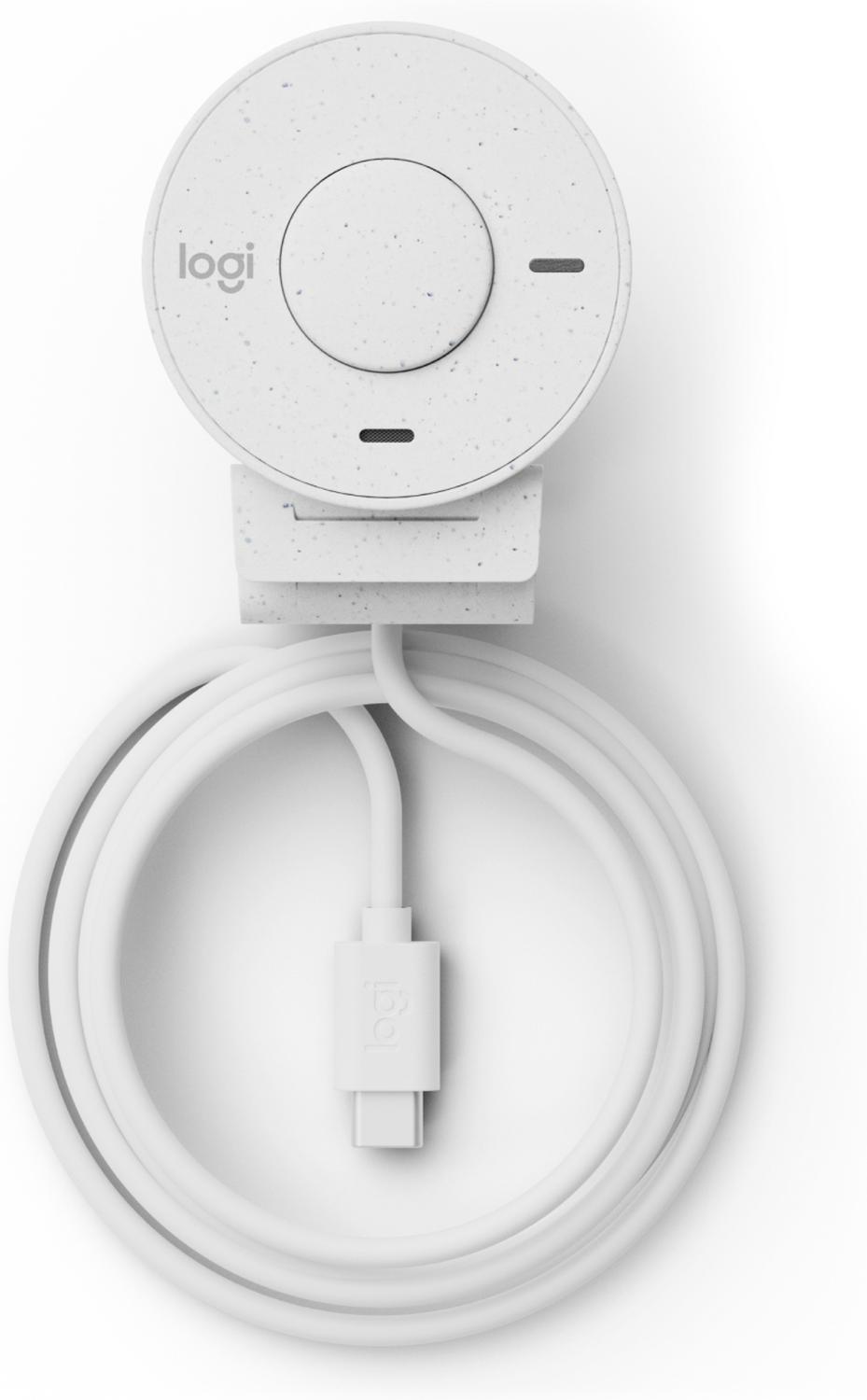 CÁMARA WEB LOGITECH BRIO 300 2MP USB C BLANCO - 6