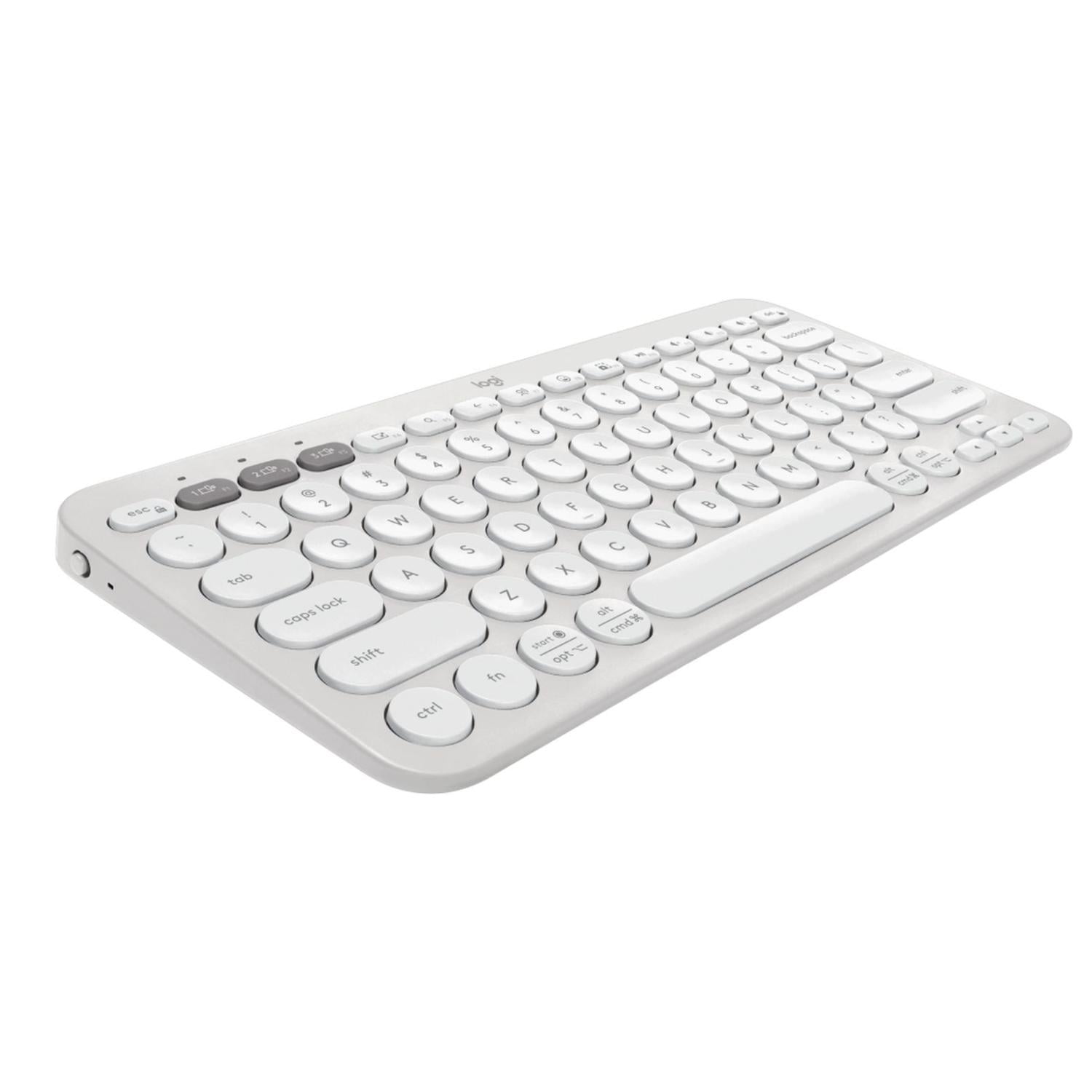 TECLADO LOGITECH PEBBLE KEYS 2 K380S RF INALAMBRICO BLANCO - 2