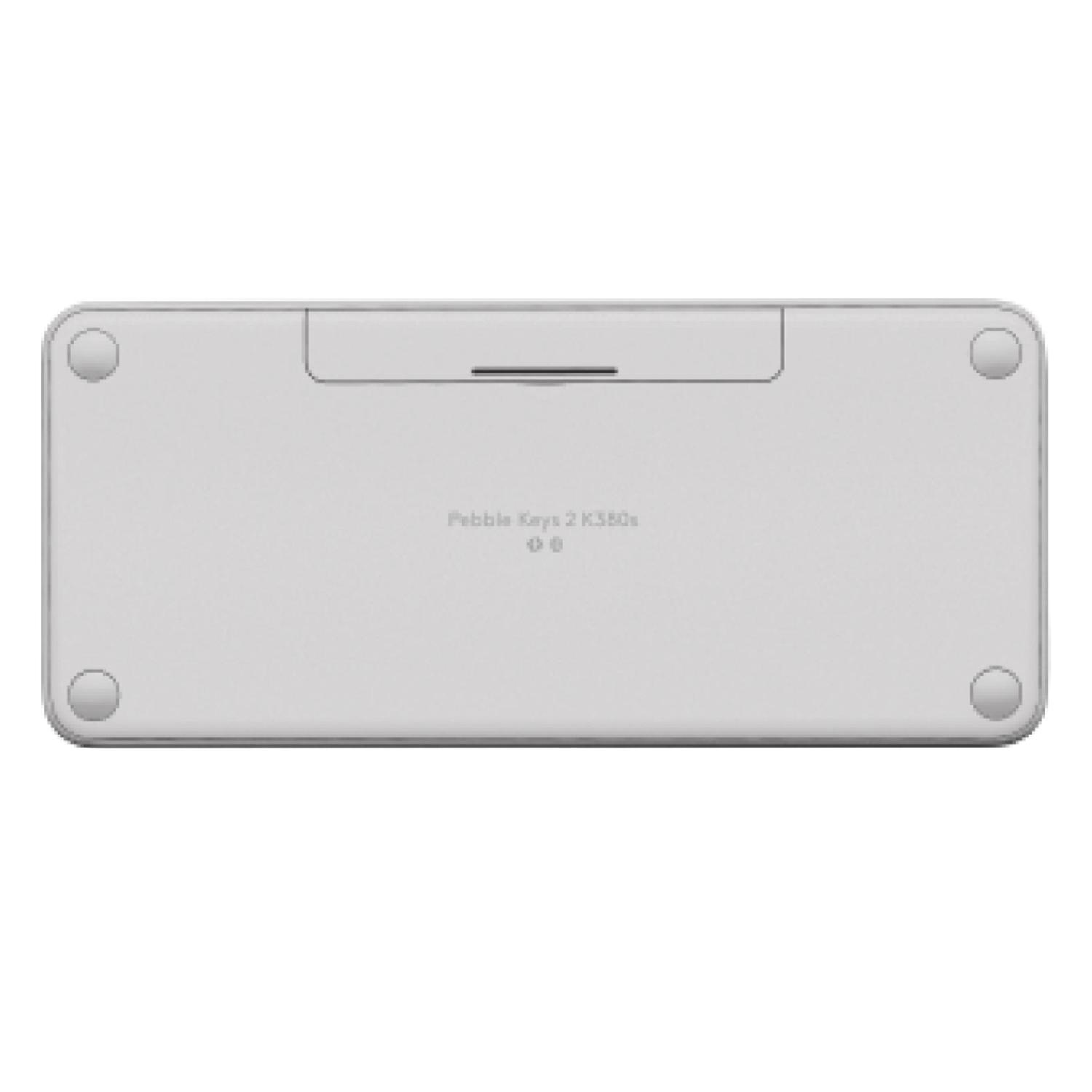 TECLADO LOGITECH PEBBLE KEYS 2 K380S RF INALAMBRICO BLANCO - 4