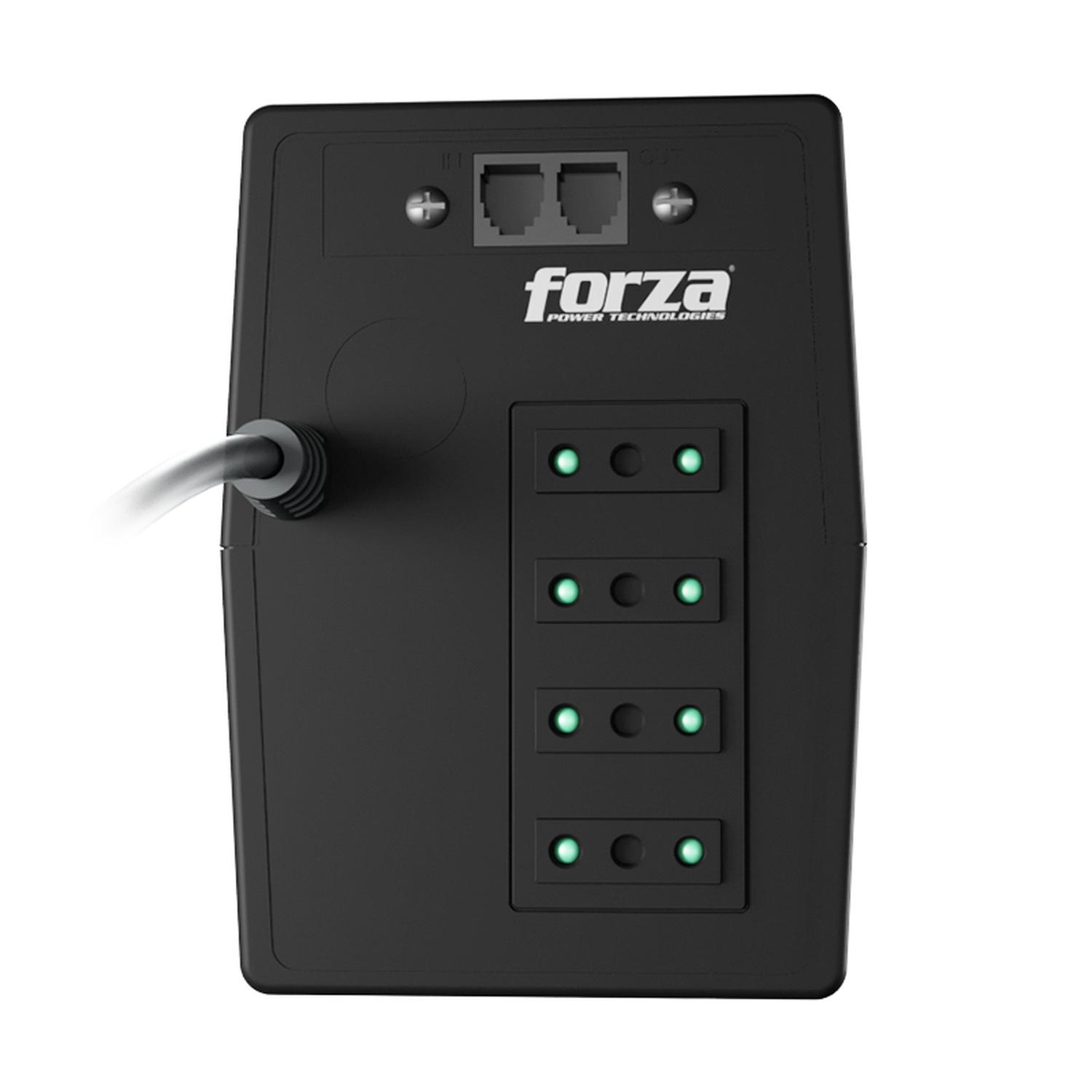 UPS NT-512C LINEA INTERACTIVA 500VA/250W 220V RJ11 45-65HZ - 4