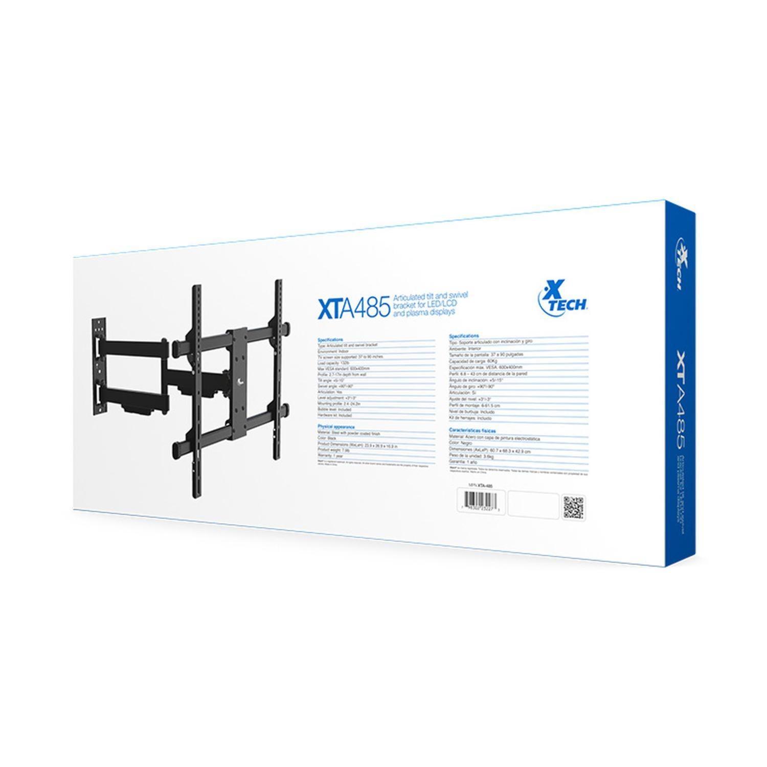 SOPORTE PARA TV 90' XTECH XTA-485 NEGRO - 4