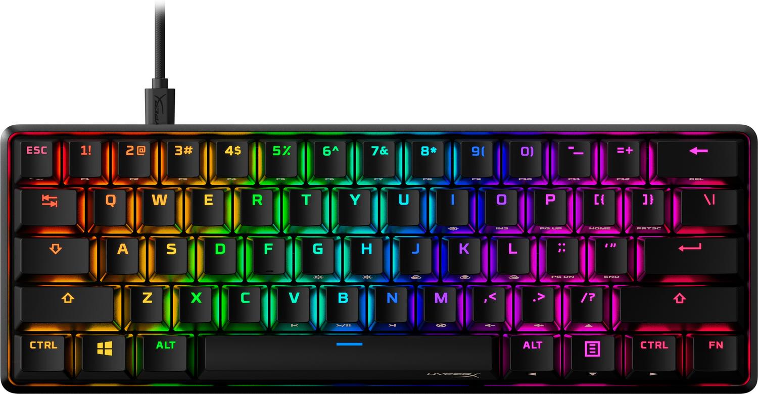 TECLADO MECANICO HYPERX ALLOY ORIGINS 60 NEGRO - 1