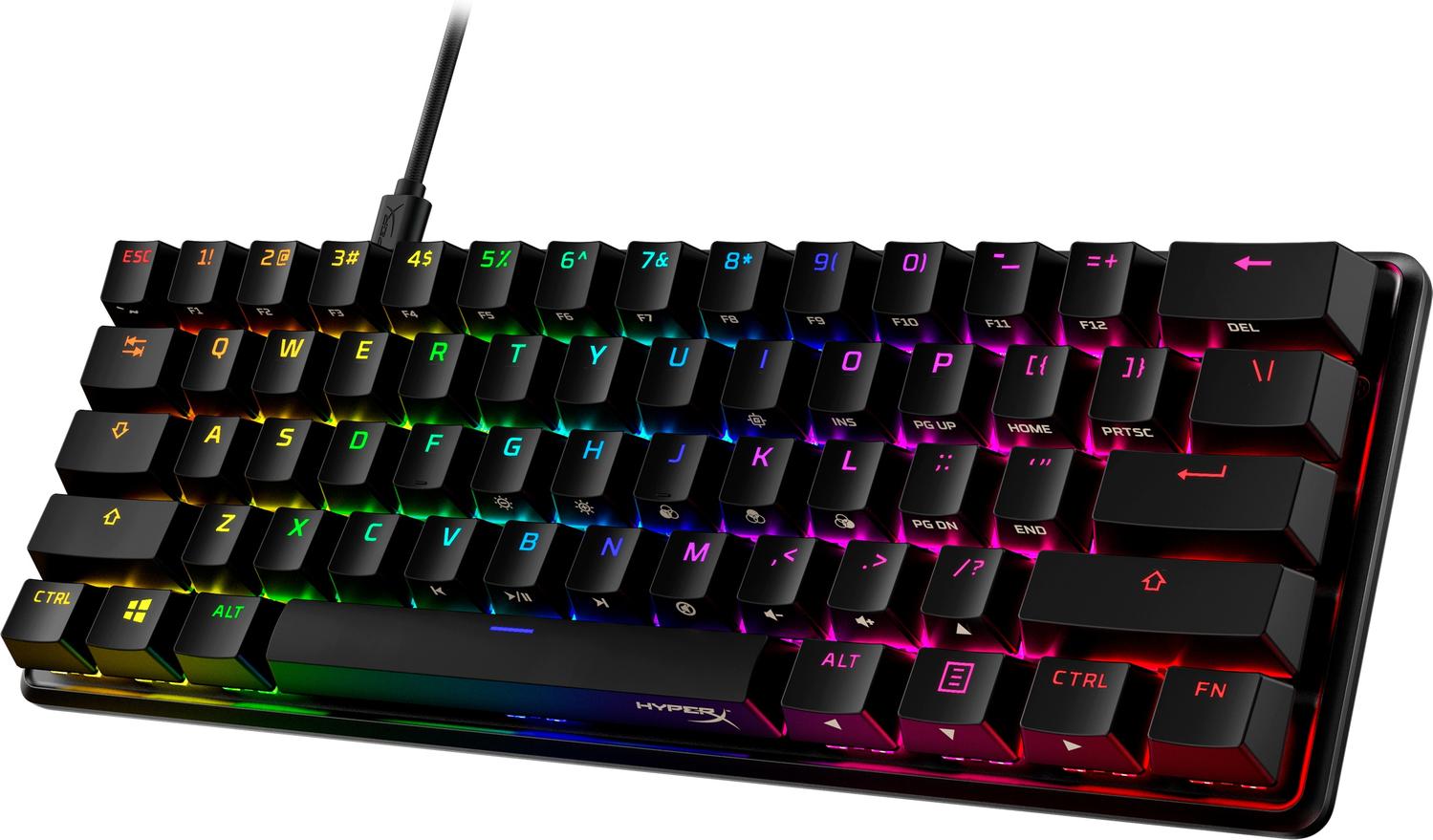 TECLADO MECANICO HYPERX ALLOY ORIGINS 60 NEGRO - 2