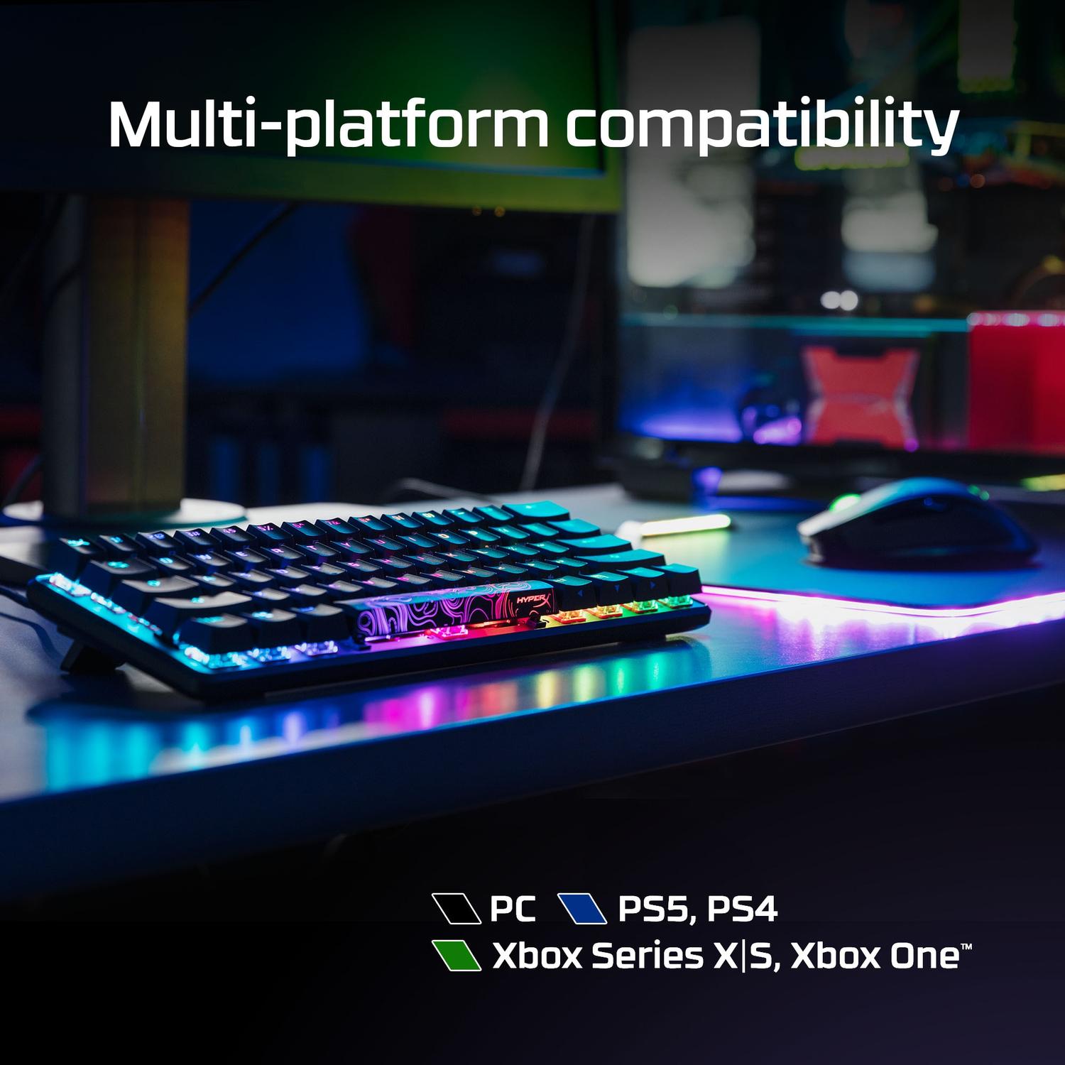 TECLADO MECANICO HYPERX ALLOY ORIGINS 60 NEGRO - 8