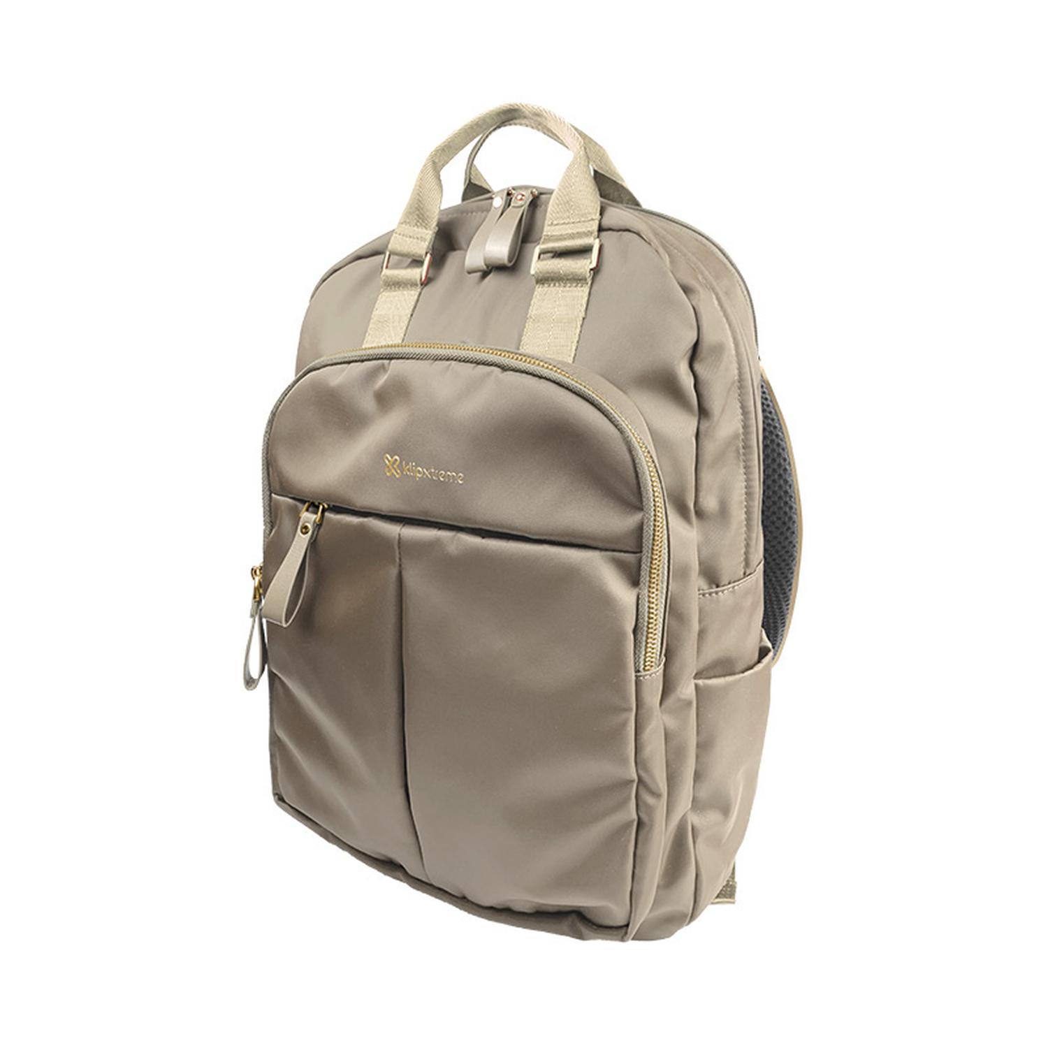 MOCHILA CASUAL KLIP XTREME TOSCANA CAQUI - 1