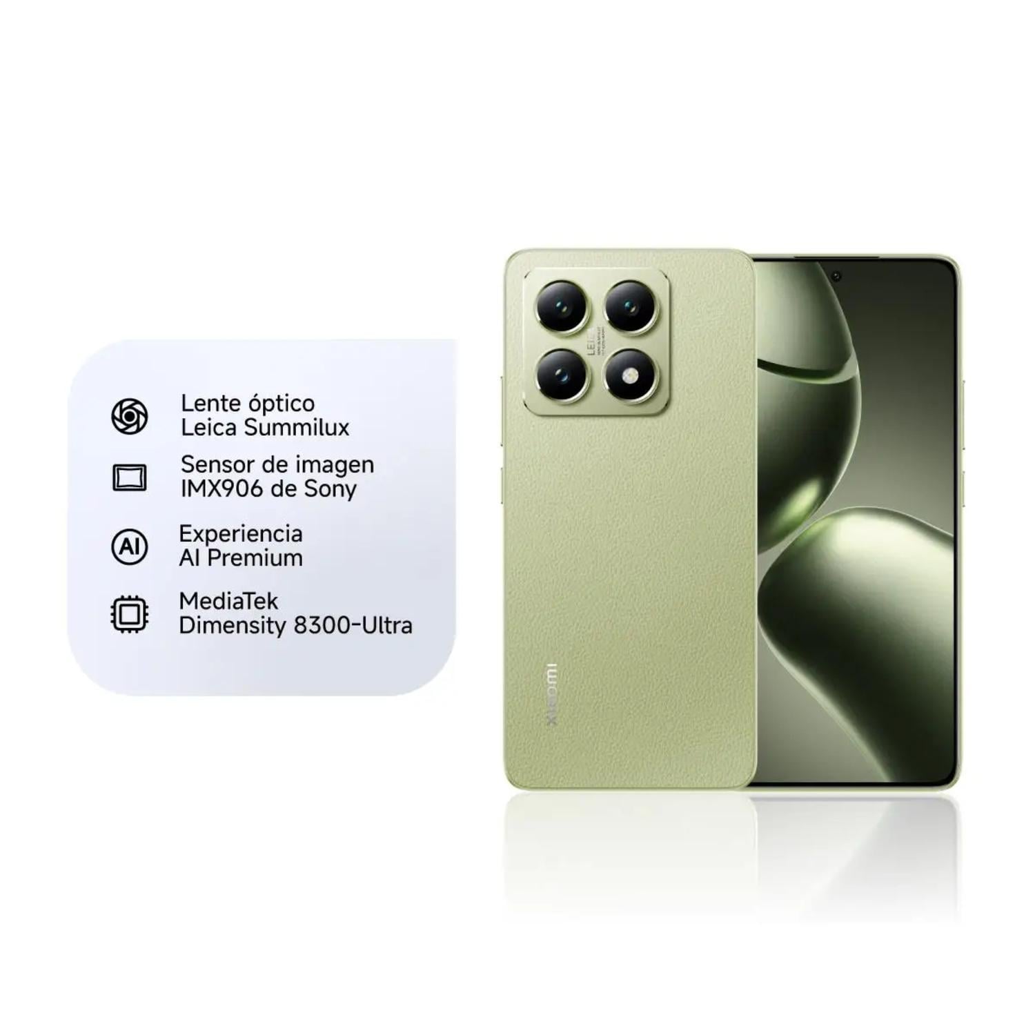 CELULAR XIAOMI 14T 12GB 512GB LEMON GREEN - 3
