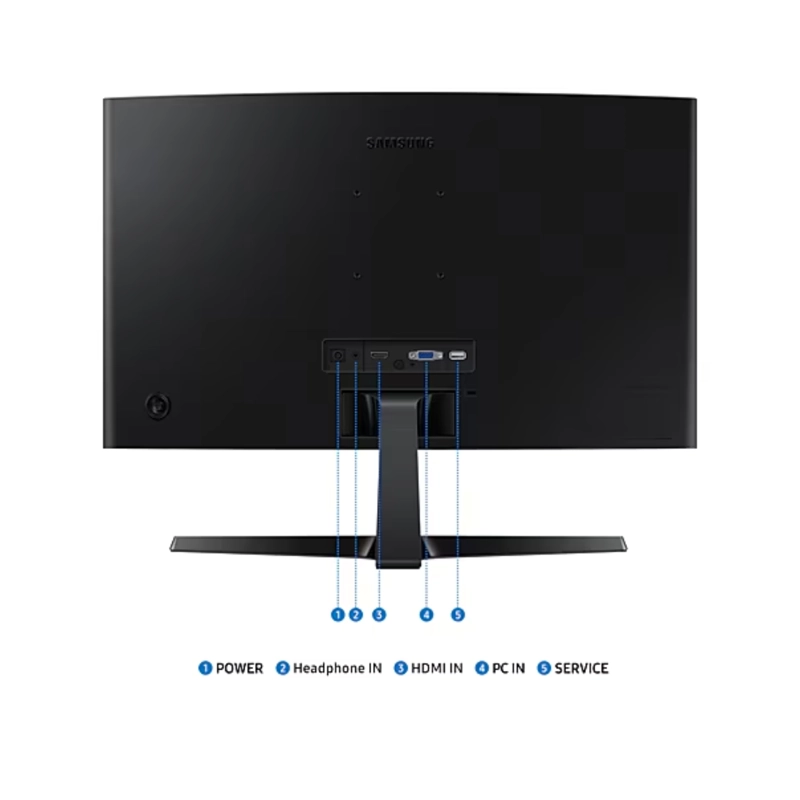 MONITOR SAMSUNG 24' S36GD ESSENTIAL S3 CURVO FULL HD - 5
