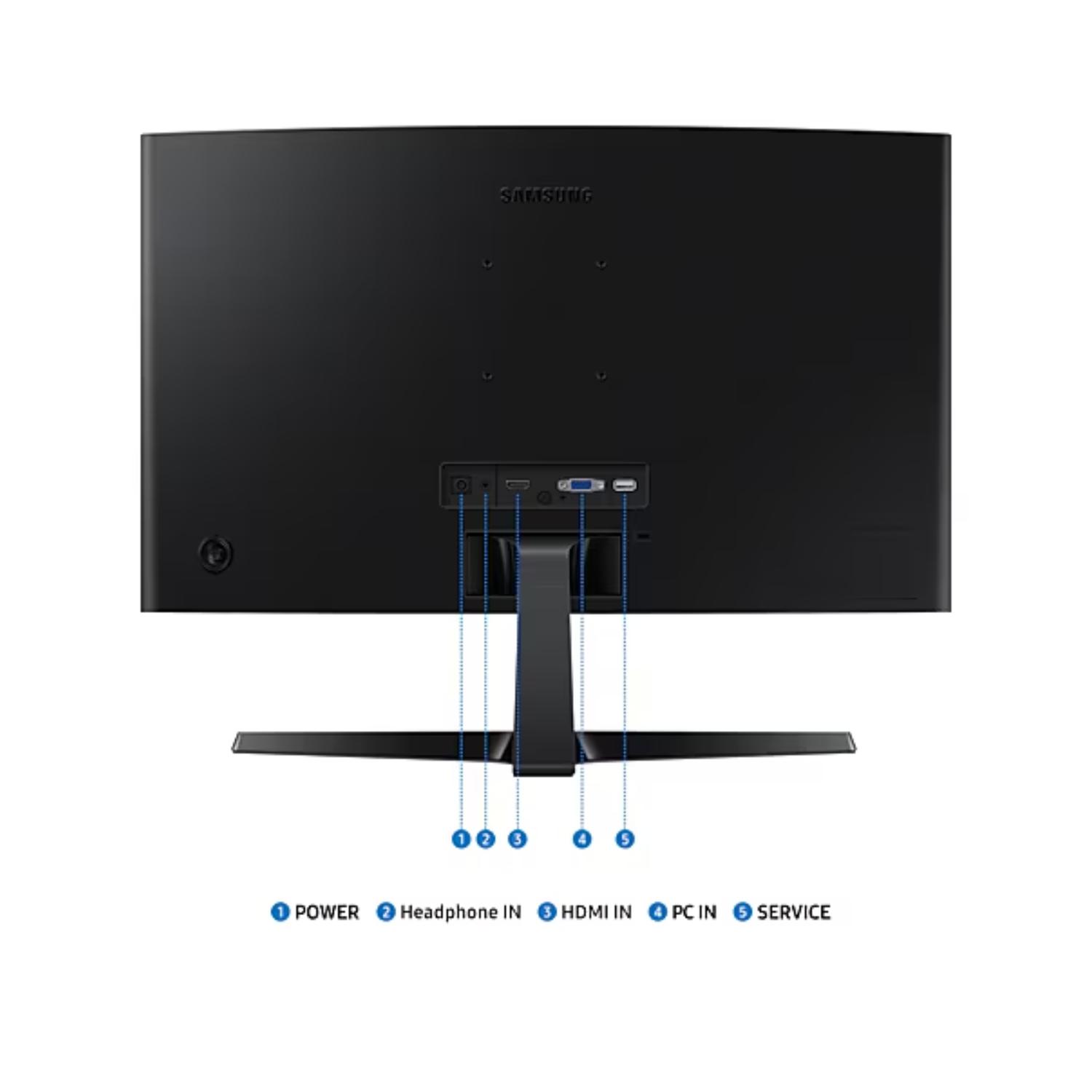MONITOR SAMSUNG 24' S36GD ESSENTIAL S3 CURVO FULL HD - 5