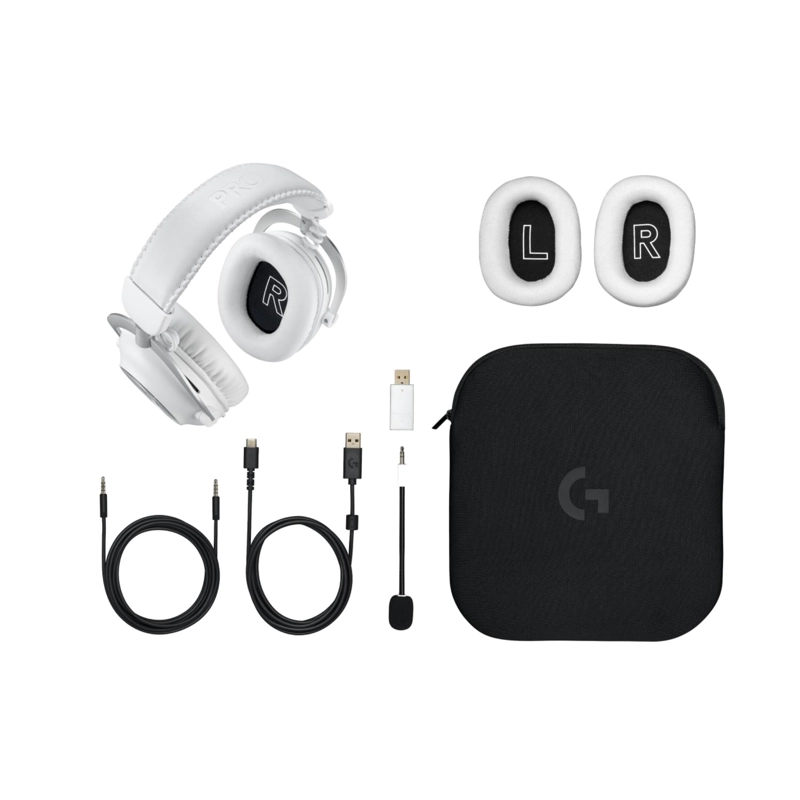 AURICULARES OVER-EAR INALAMBRICO LOGITECH PRO X 2 LIGHTSPEED BLANCO - 6