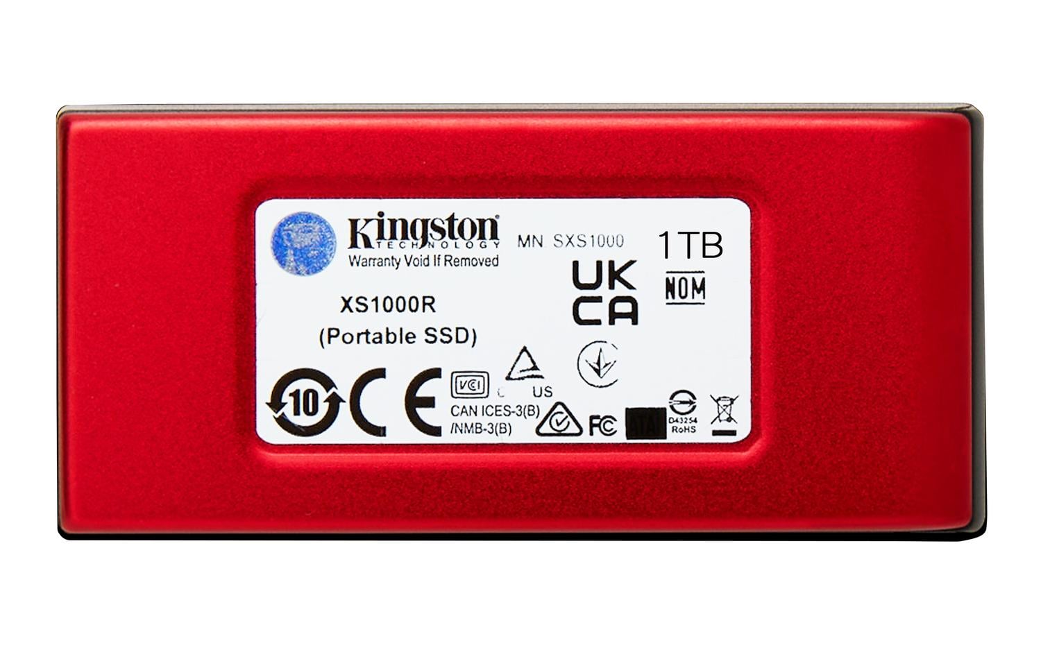 DISCO DE ESTADO SOLIDO EXTERNO KINGSTON XS1000 RED 1 TB - 2