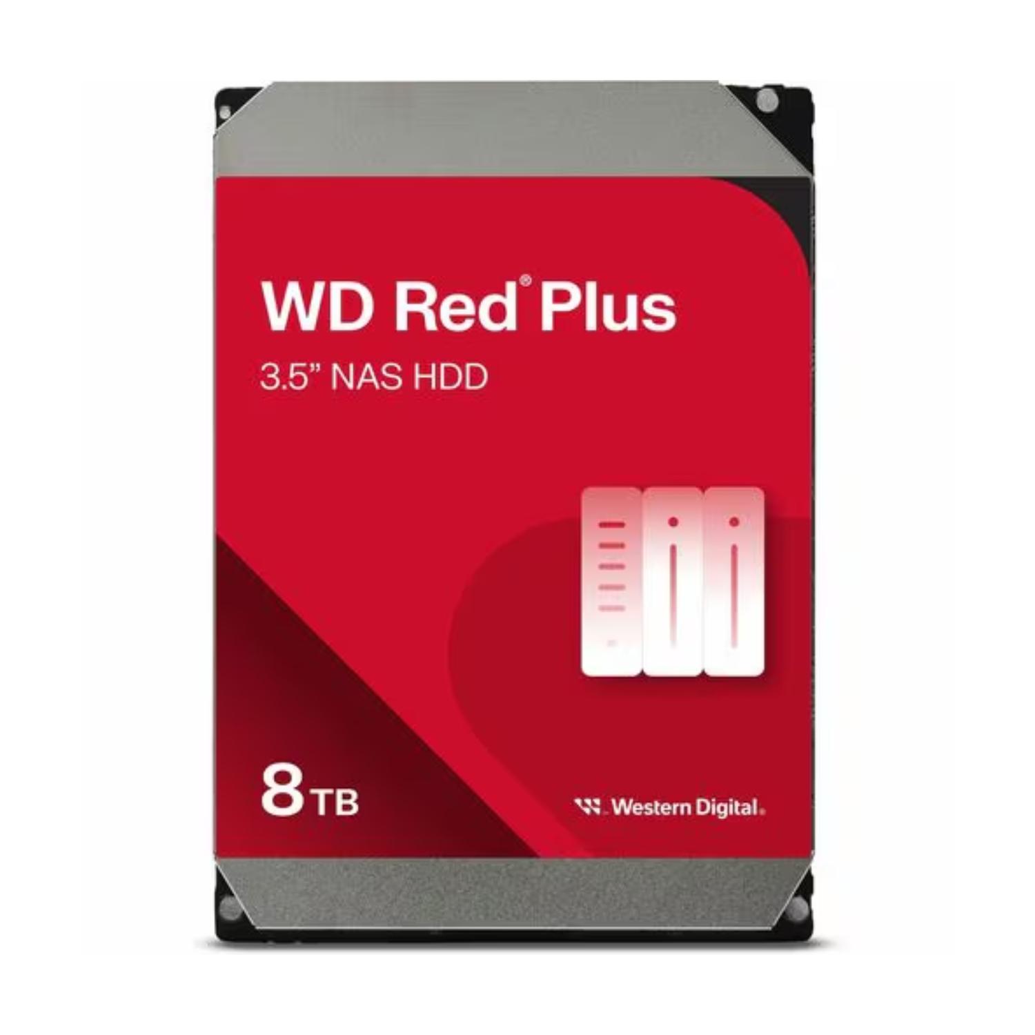 DISCO DURO INTERNO WESTERN DIGITAL RED PLUS NAS 8 TB 3.5' - 2