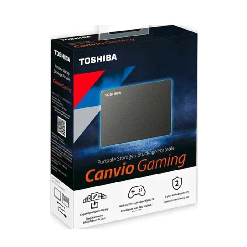 DISCO DURO EXTERNO TOSHIBA CANVIO GAMING 2 TB 2.5' - 3