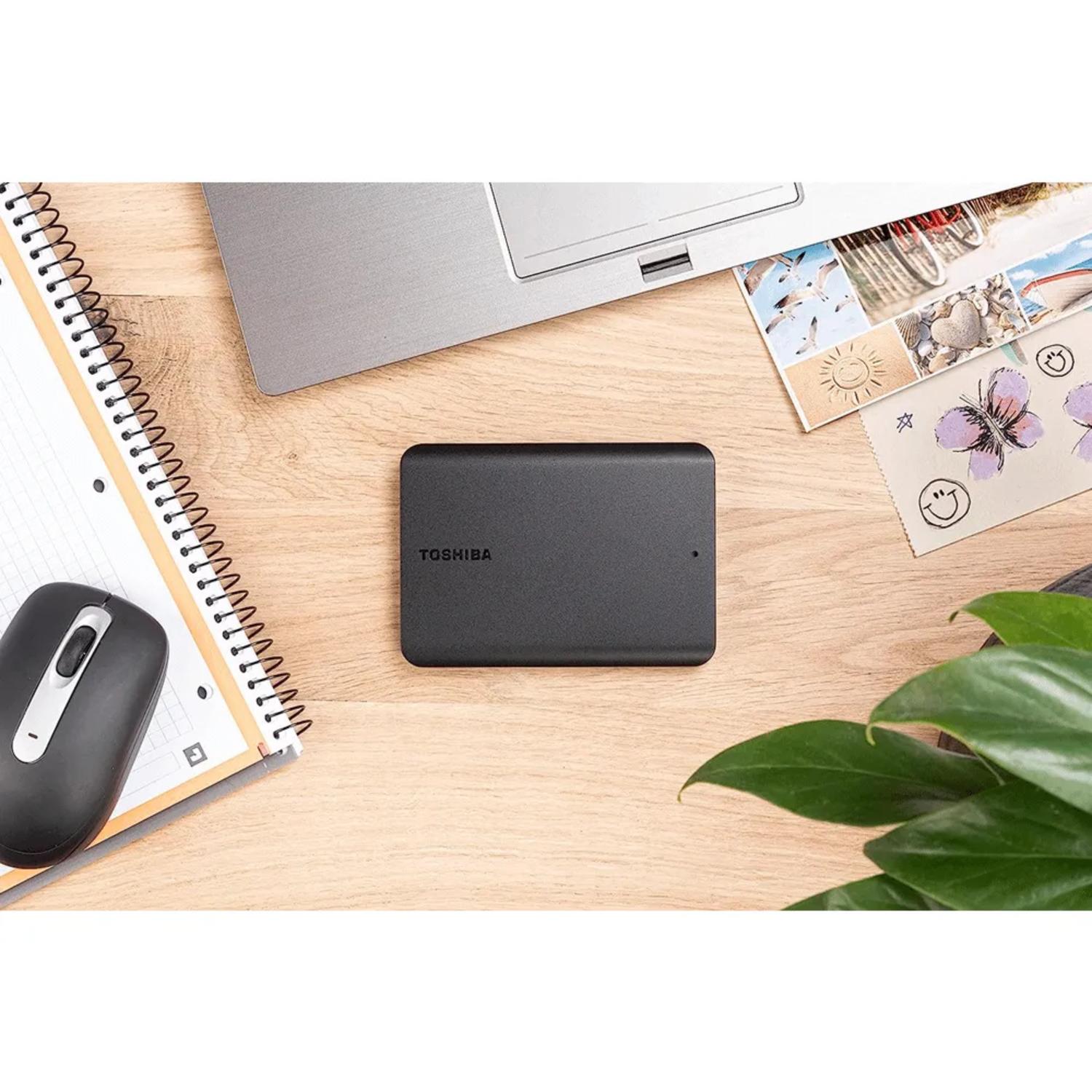 DISCO DURO EXTERNO TOSHIBA CANVIO BASICS 1 TB USB - 4