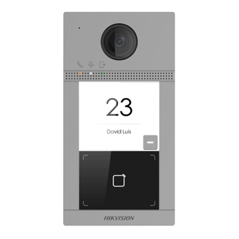 INTERFONO IP CABLEADO HIKVISION RESIDENCIAL 1 BOTON 2MP WIFI - 3