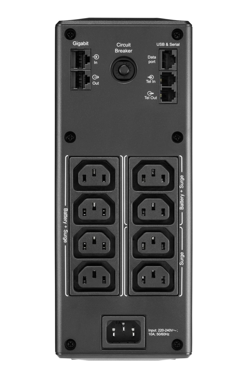 UPS BACK PRO INTERACTIVA BR1600MI 1.6KVA 960W 230V 8 SALIDAS C13 - 2