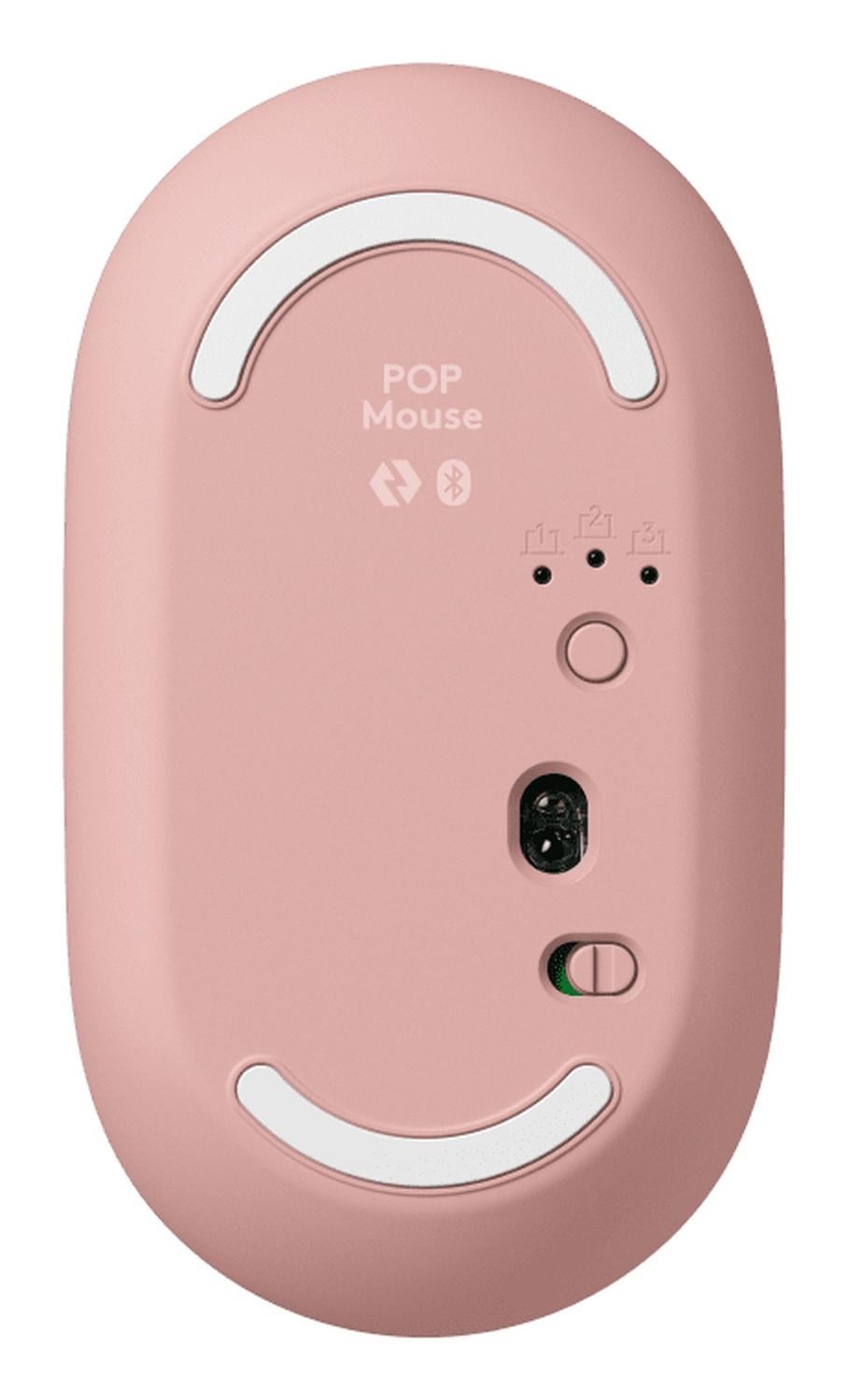 KIT TECLADO Y MOUSE INALAMBRICO LOGITECH POP ICON ROSADO ESPAÑOL - 4