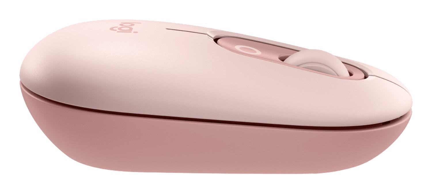 KIT TECLADO Y MOUSE INALAMBRICO LOGITECH POP ICON ROSADO ESPAÑOL - 5