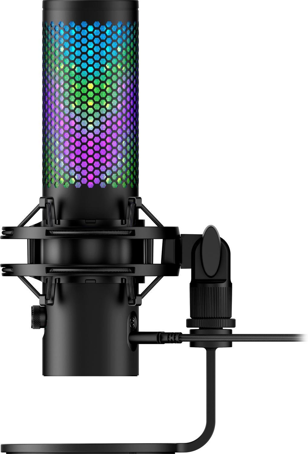 MICROFONO USB HYPERX QUADCAST 2 S NEGRO - 3