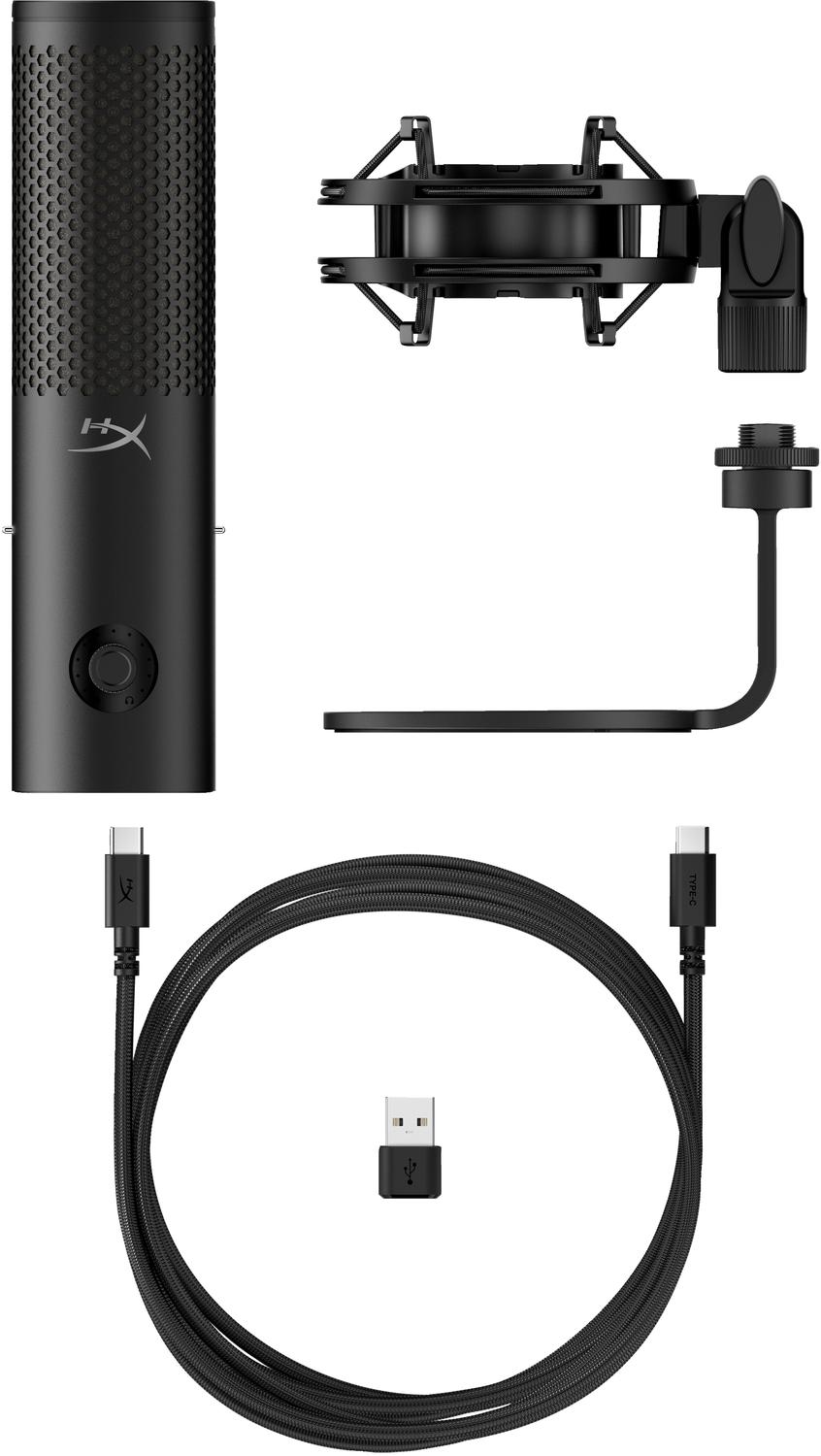 MICROFONO USB HYPERX QUADCAST 2 S NEGRO - 5
