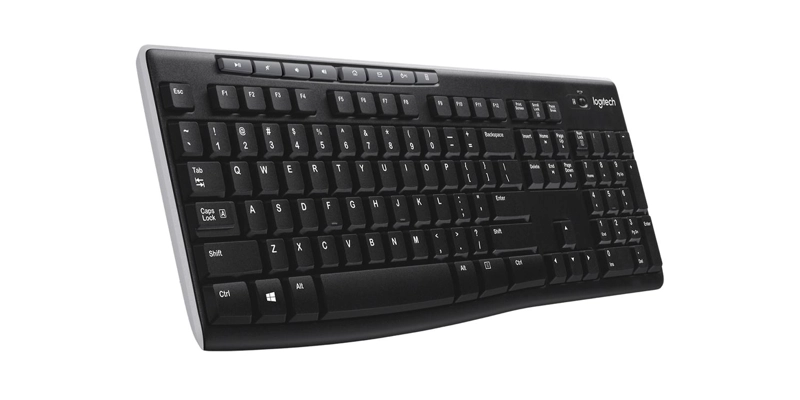 TECLADO INALAMBRICO K270 ESPAÑOL NEGRO - 2
