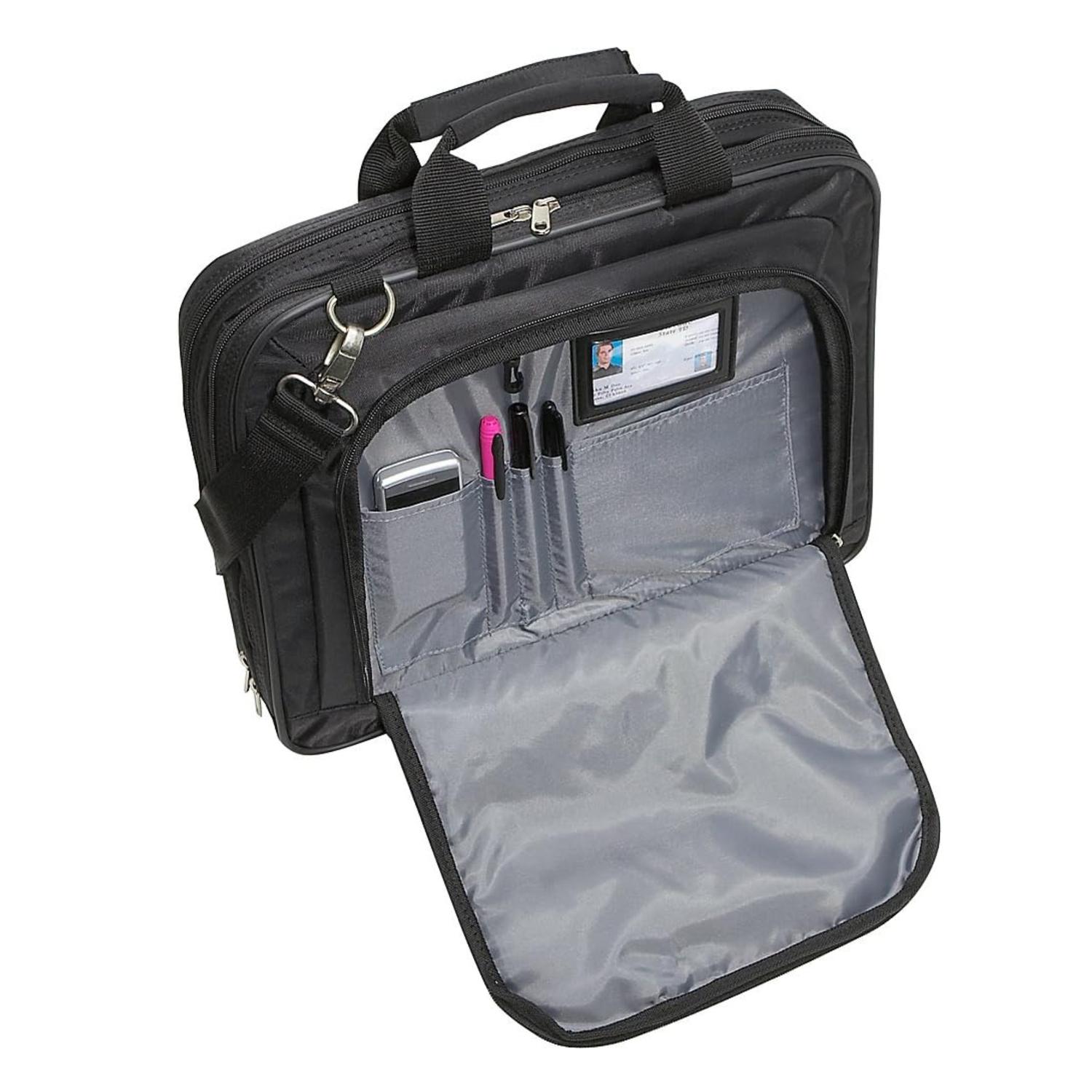 MALETIN PARA NOTEBOOK 15.4' TIPO MENSAJERO NEGRO - 2