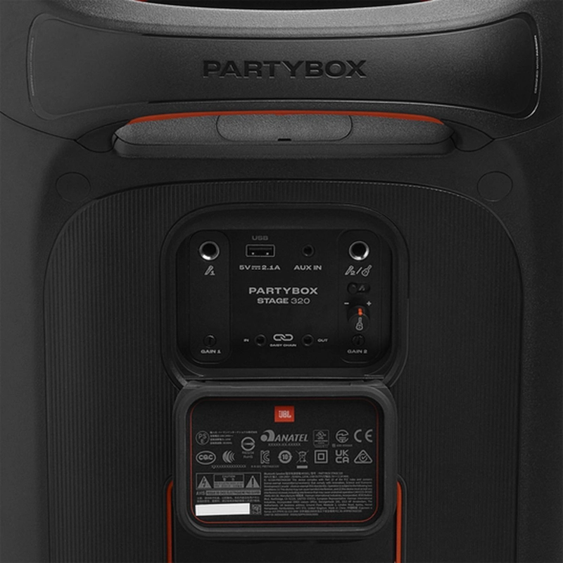 ALTAVOZ PORTATIL PARA FIESTAS JBL PARTYBOX STAGE 320 NEGRO - 5
