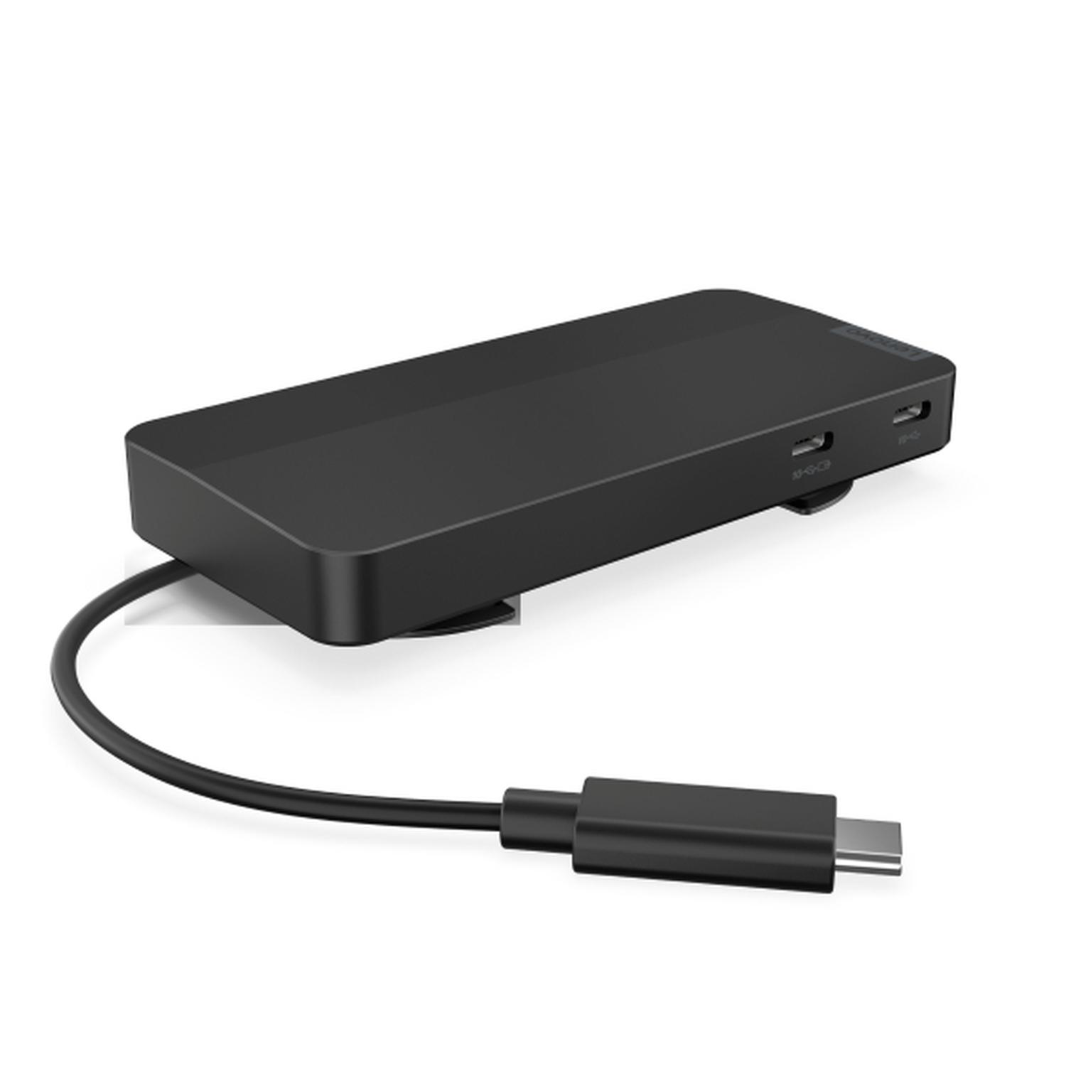 DOCKING STATION LENOVO USB-C USB-A HDMI DISPLAYPORT ETHERNET NEGRO - 2