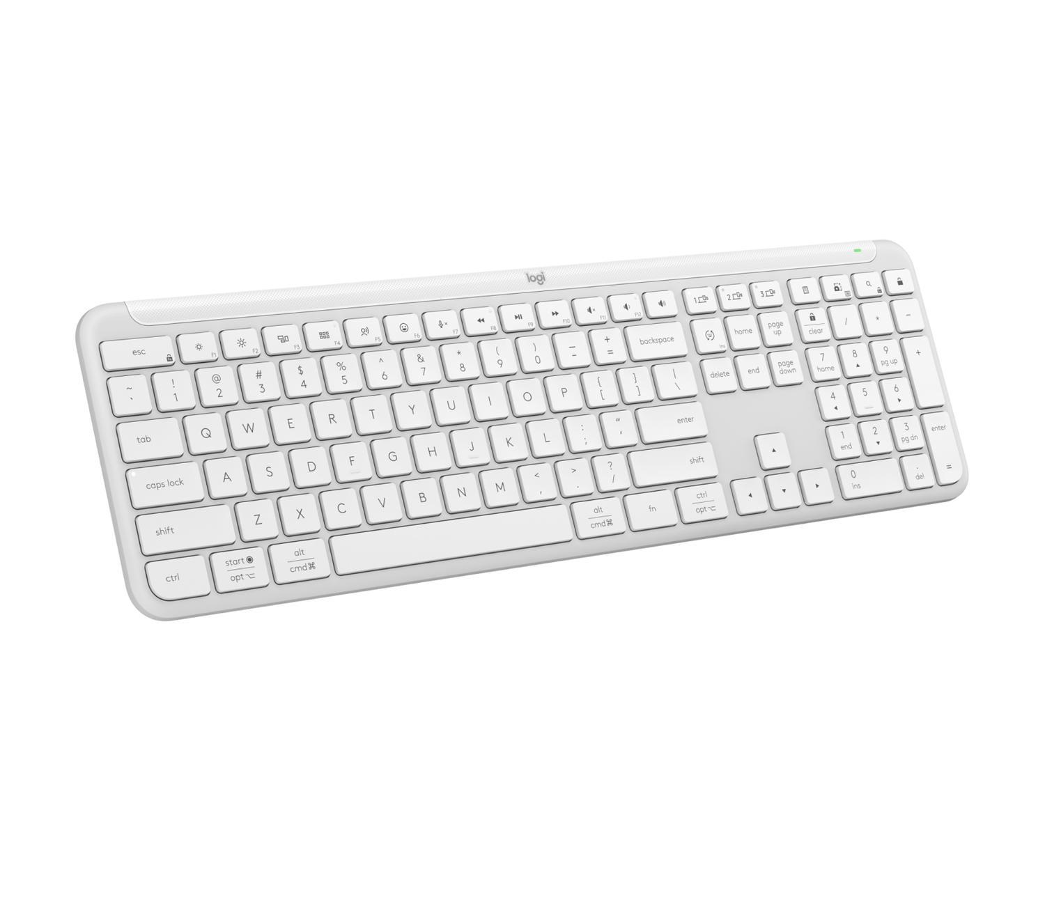 TECLADO INALAMBRICO SIGNATURE SLIM K950 BLANCO ESPAÑOL - 2