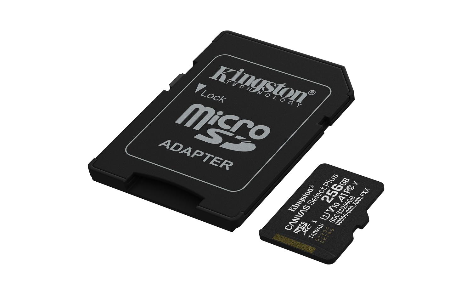 TARJETA MICROSDXC 256GB KINGSTON SDCS3 CANVAS SELECT PLUS - 2