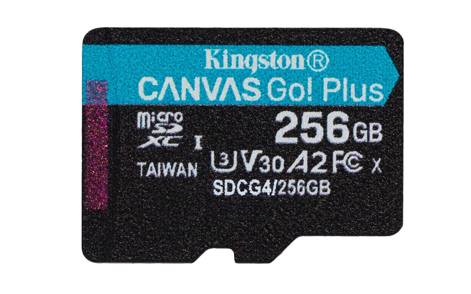 MEMORIA MICROSD KINGSTON CANVAS GO PLUS 256GB MICROSD V30 - 2