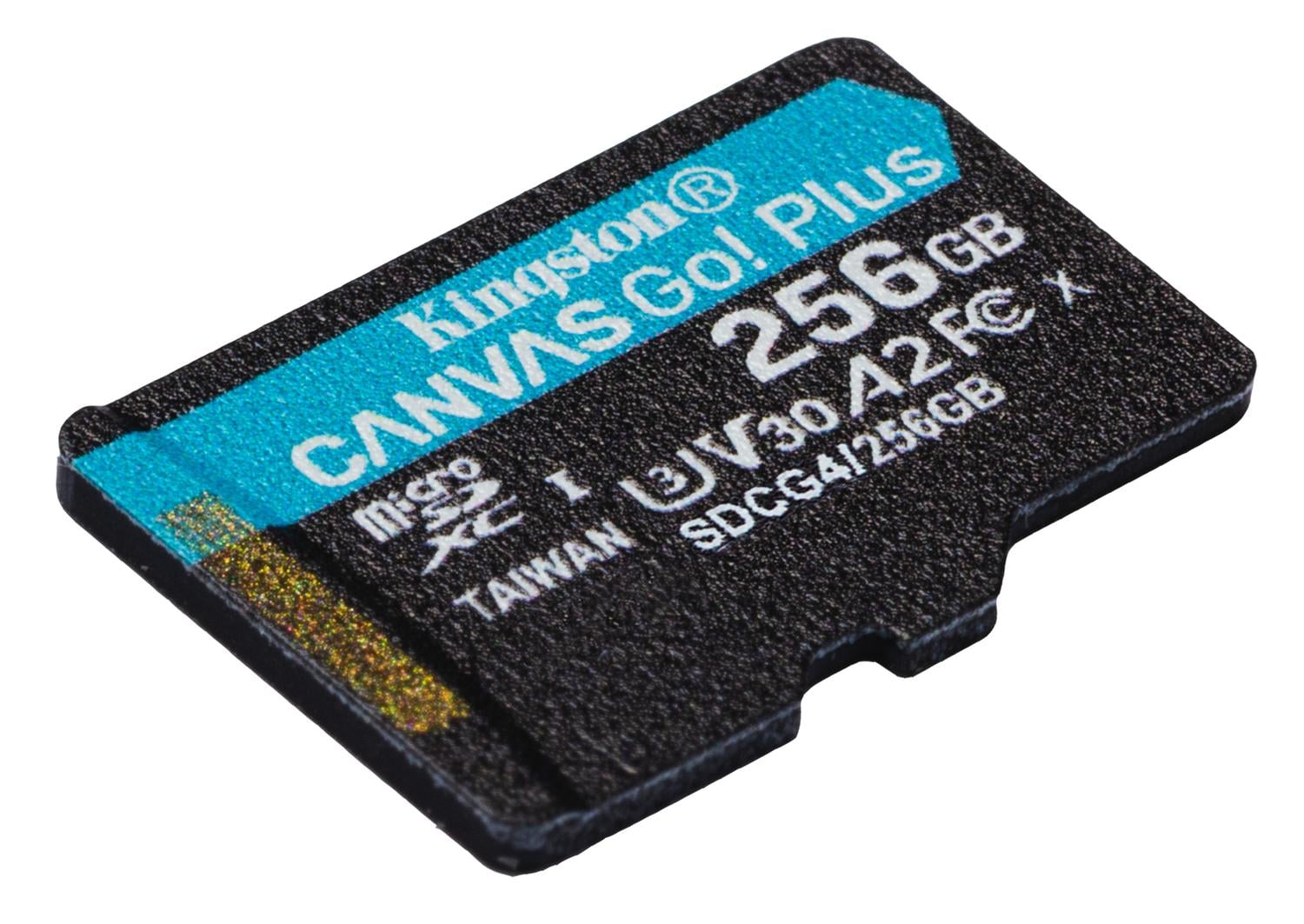 MEMORIA MICROSD KINGSTON CANVAS GO PLUS 256GB MICROSD V30 - 4