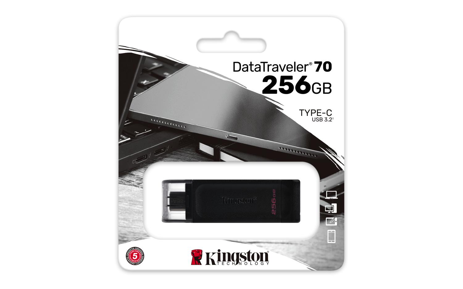PENDRIVE DATATRAVELER 70 256GB USB-C TAPA INCLUIDA WINDOWS/MAC - 5