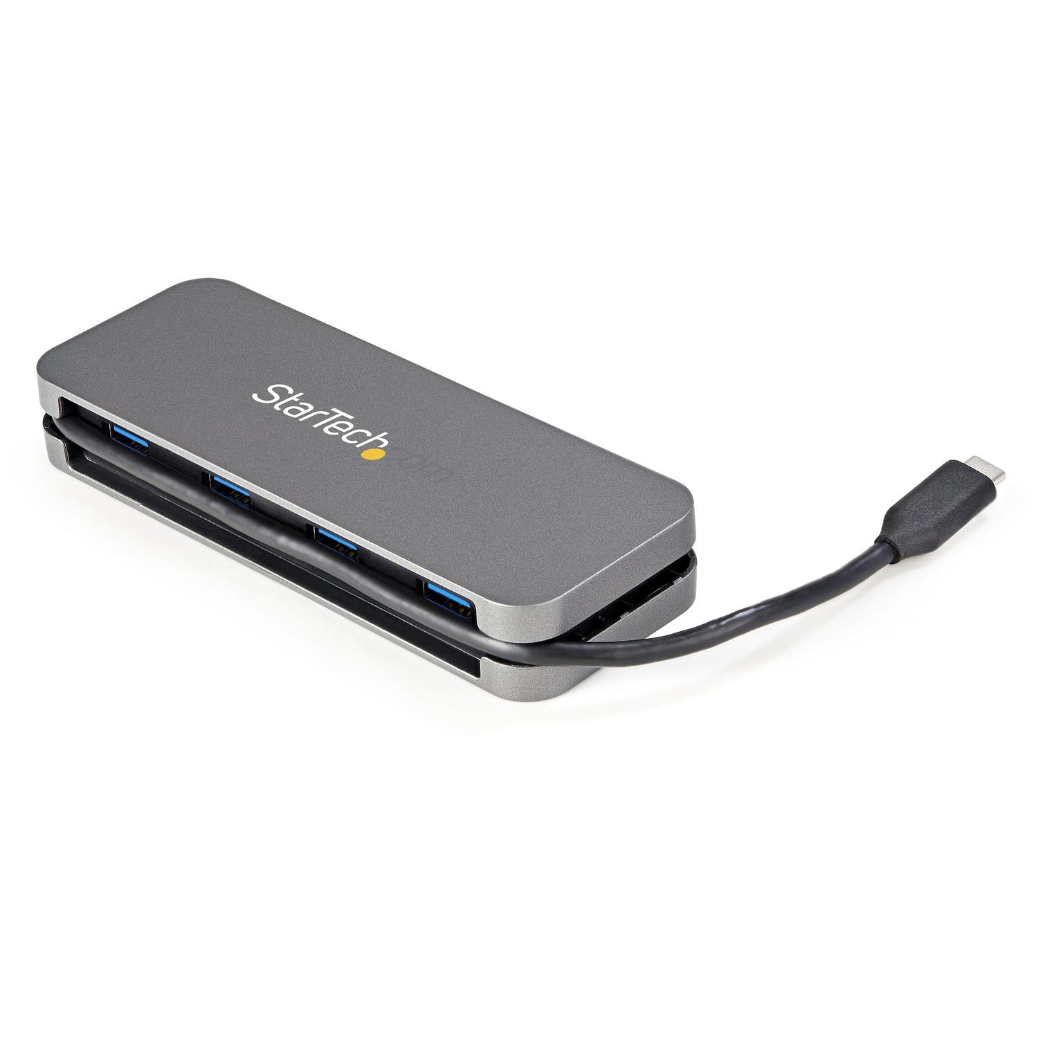 HUB USB C DE 4 PUERTOS USB-A GRIS - 6