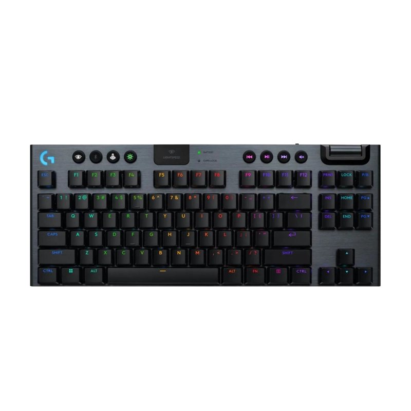 TECLADO GAMER INALAMBRICO LOGITECH G915 X TKL NEGRO - 1